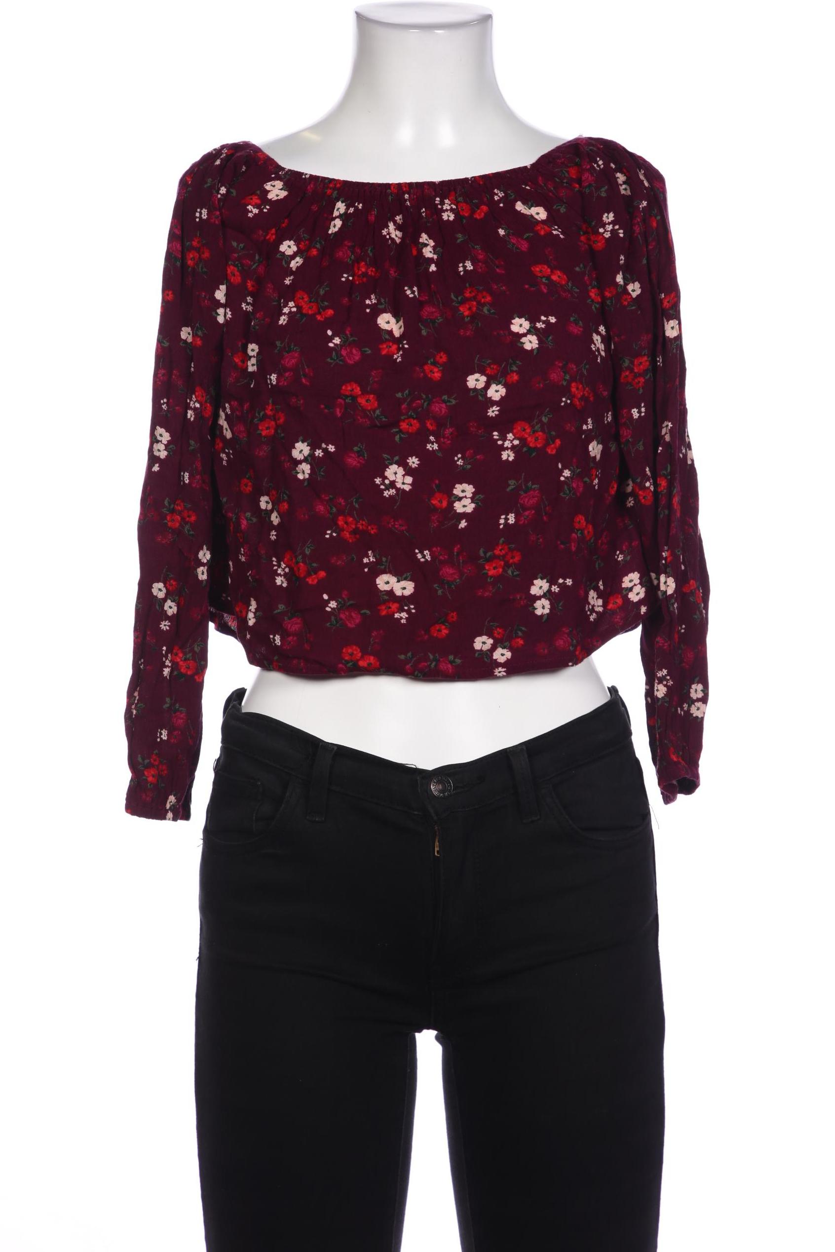 

Hollister Damen Bluse, bordeaux, Gr. 34