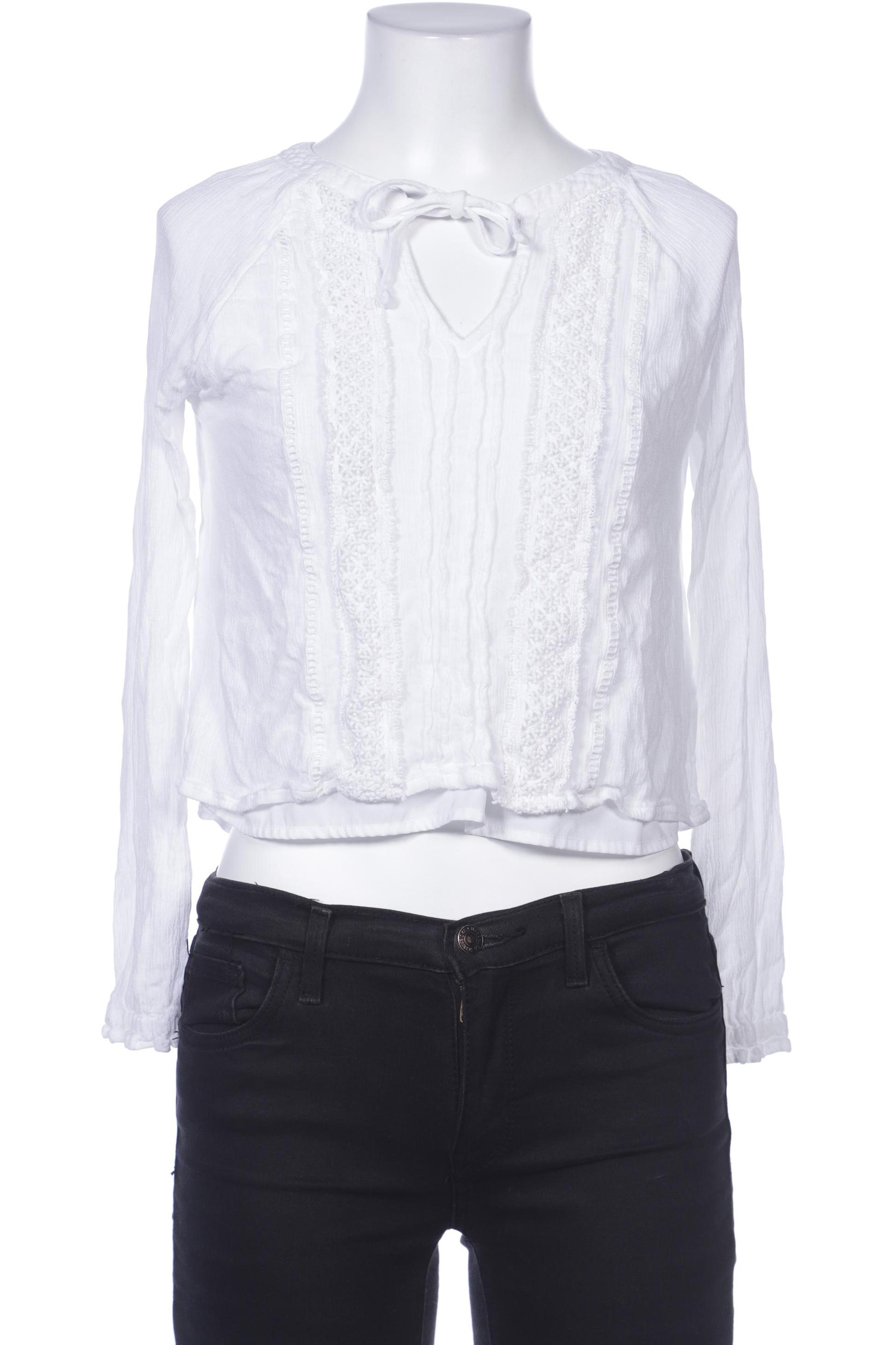 

Hollister Damen Bluse, weiß, Gr. 34