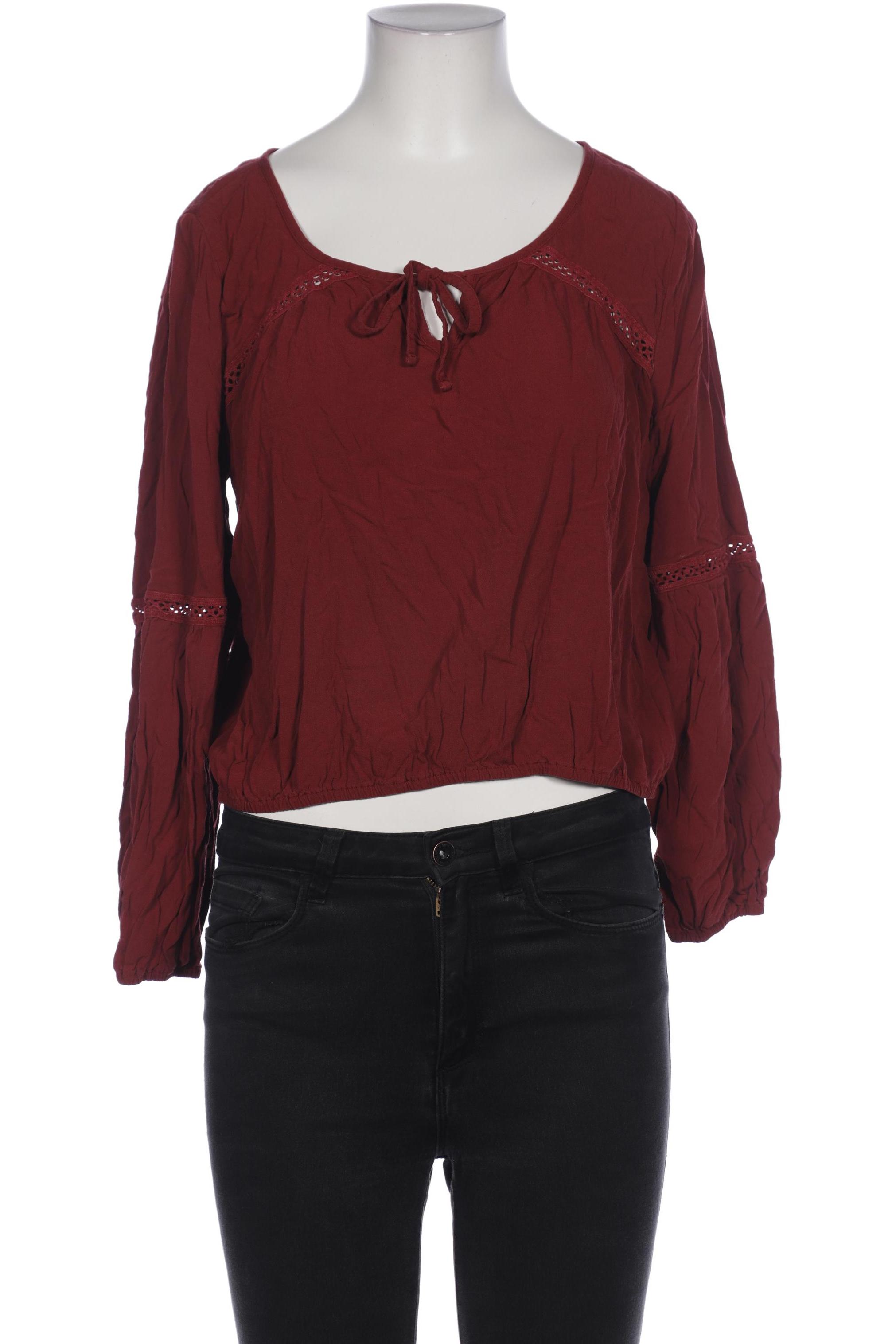 

Hollister Damen Bluse, bordeaux, Gr. 38