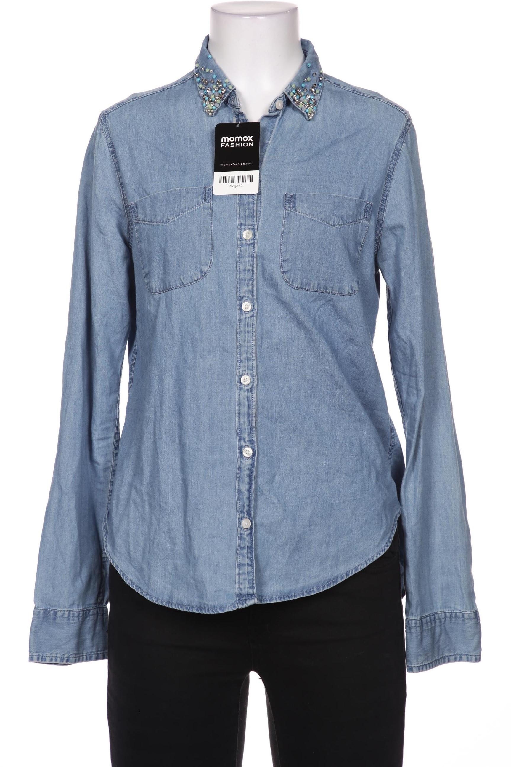 

Hollister Damen Bluse, blau, Gr. 36