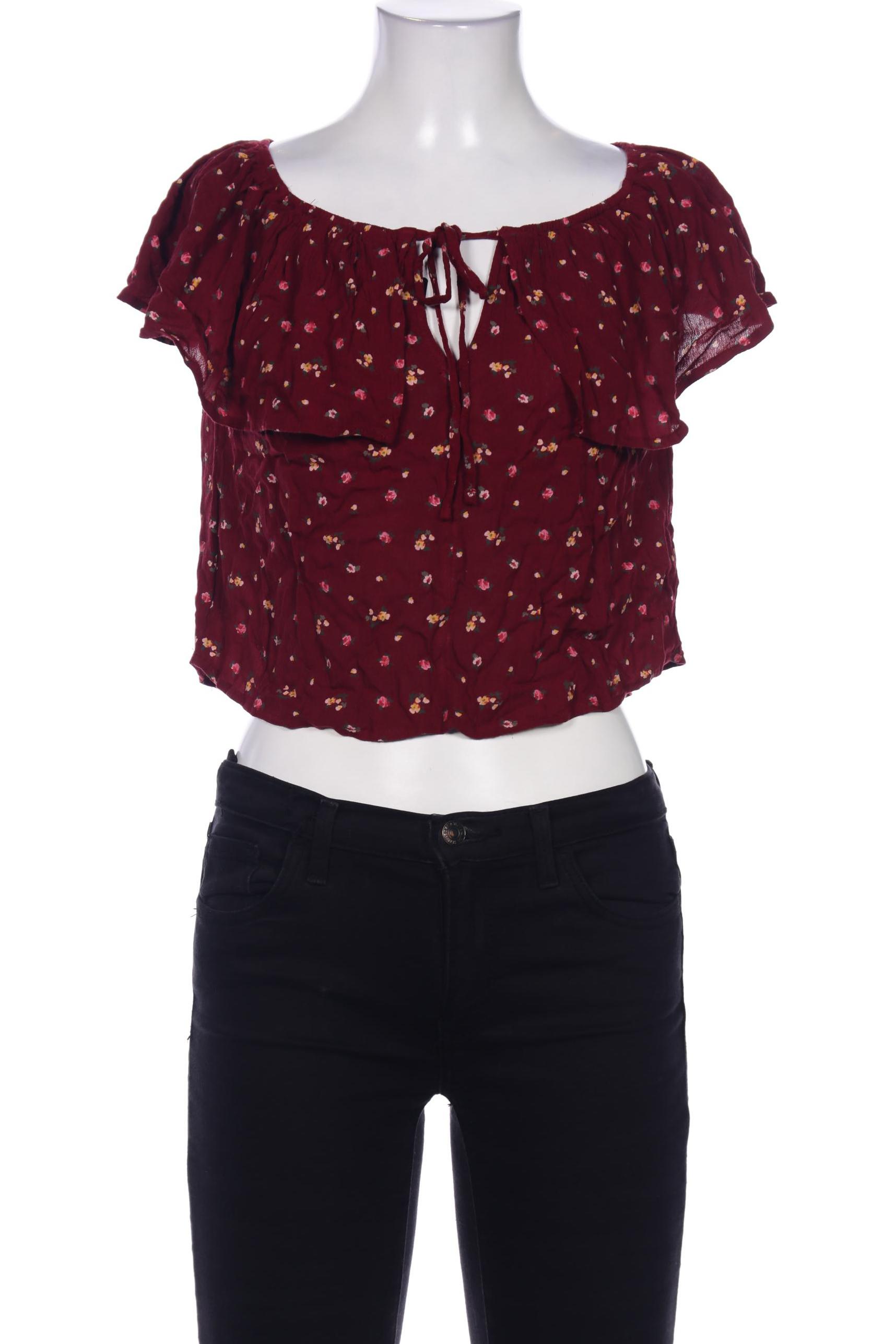 

Hollister Damen Bluse, bordeaux, Gr. 34