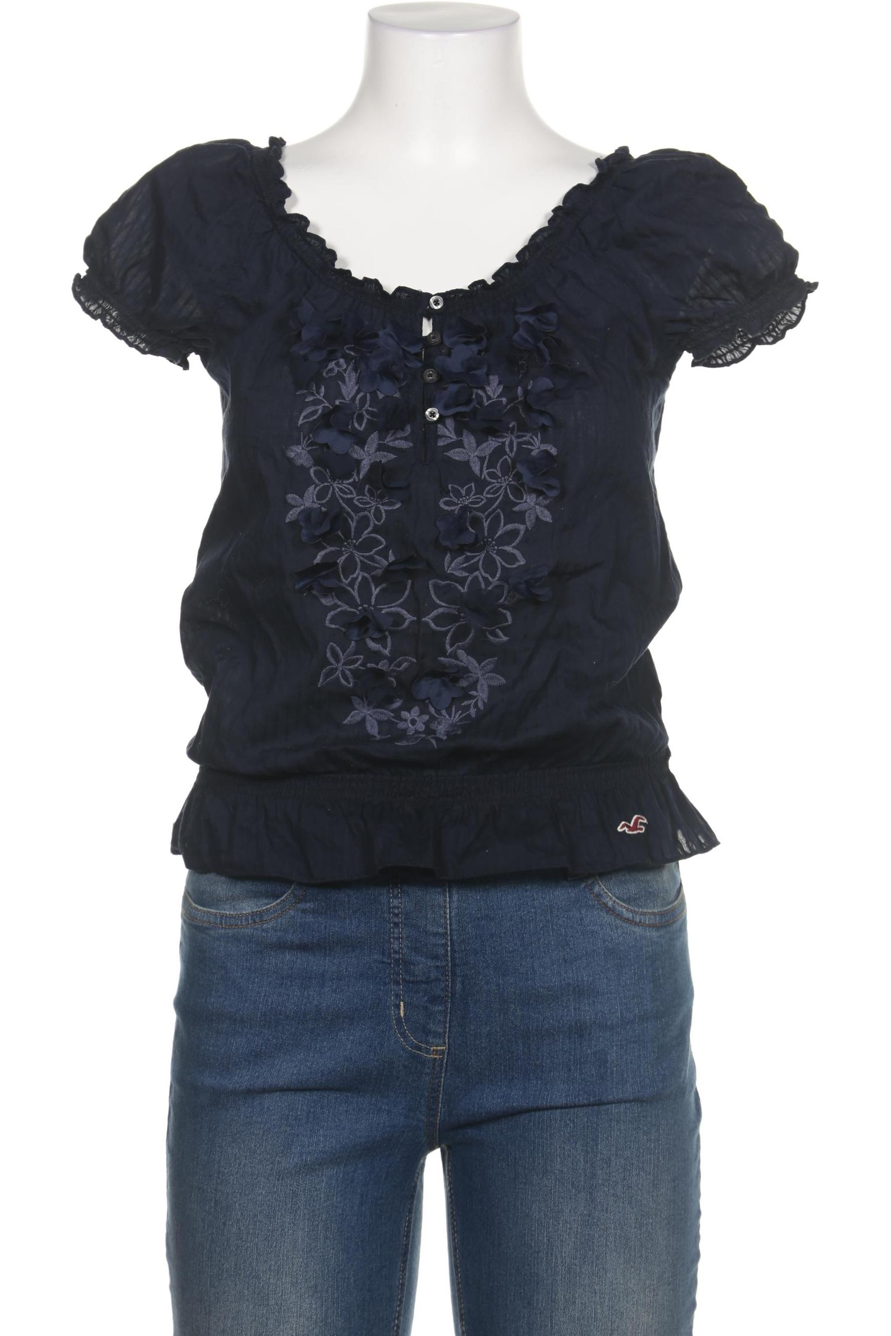 

Hollister Damen Bluse, marineblau, Gr. 36