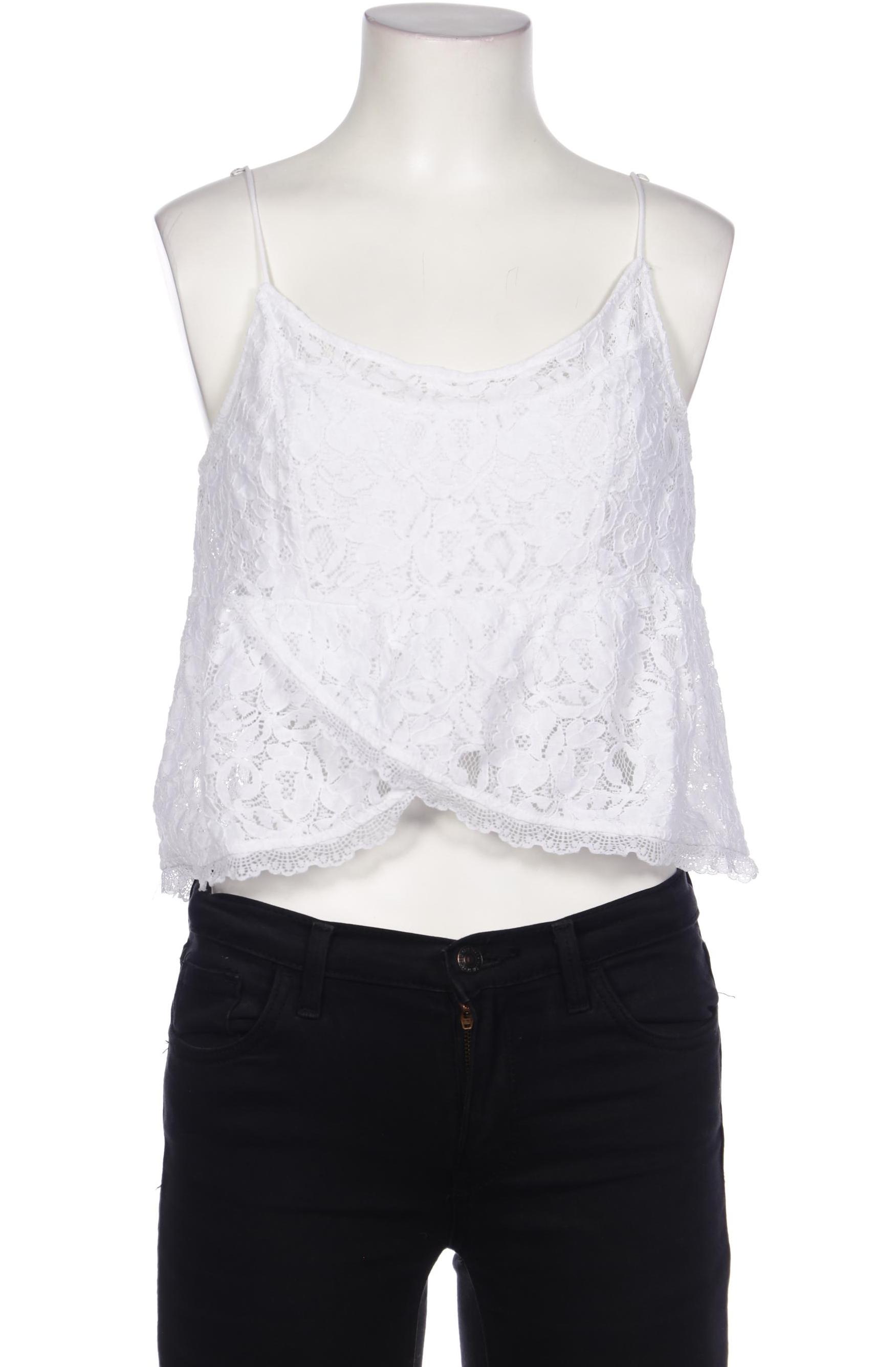 

Hollister Damen Bluse, weiß, Gr. 36