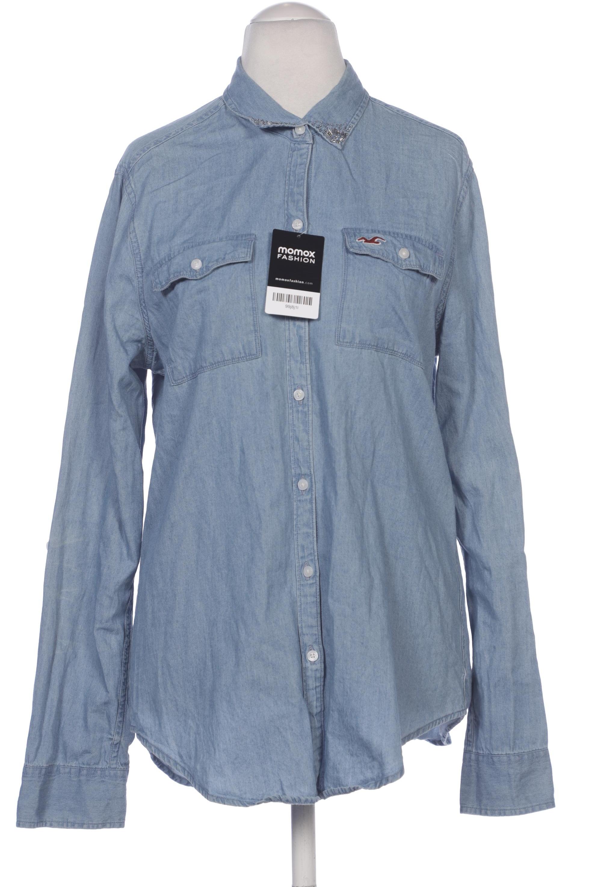 

Hollister Damen Bluse, blau, Gr. 38
