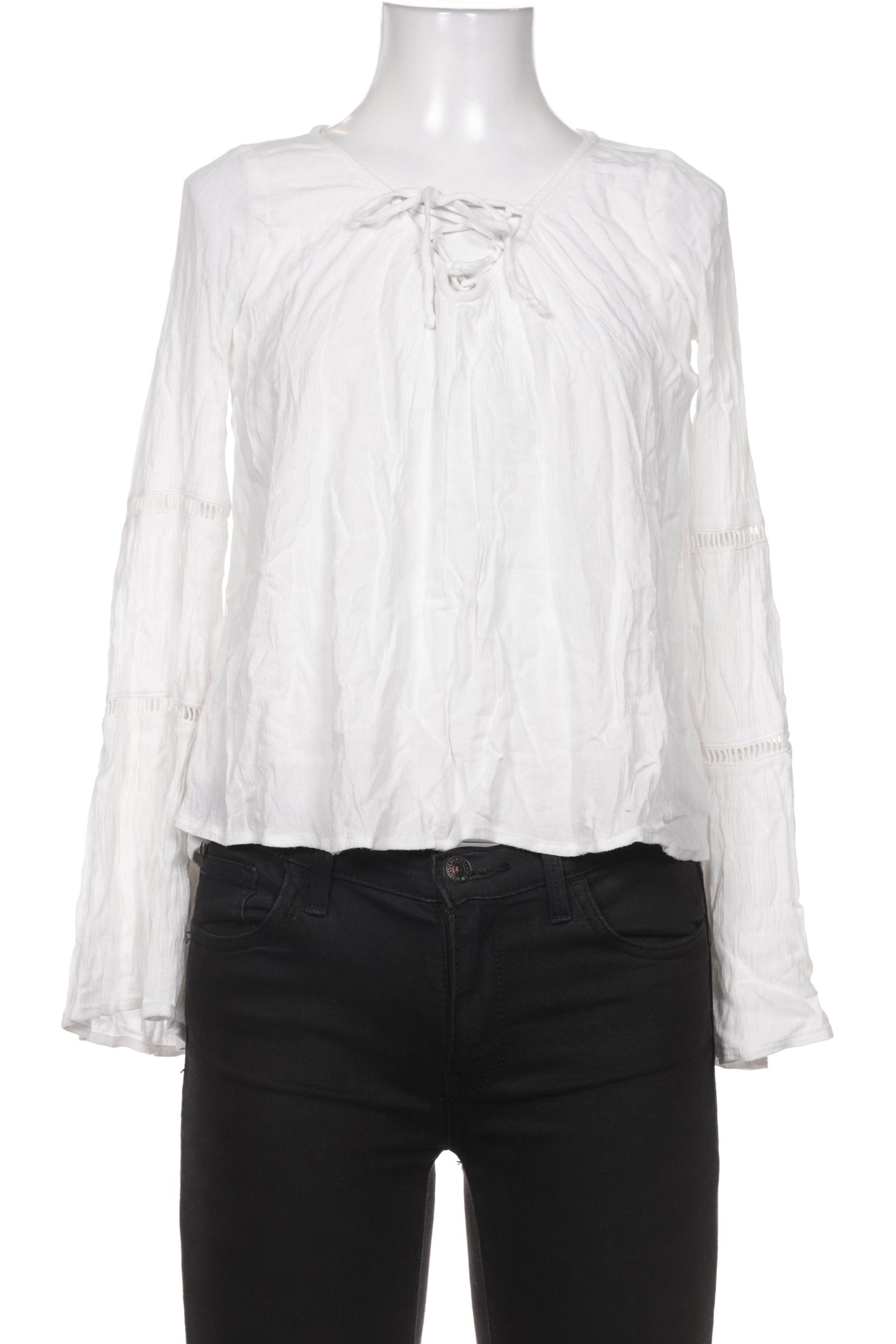 

Hollister Damen Bluse, weiß, Gr. 34