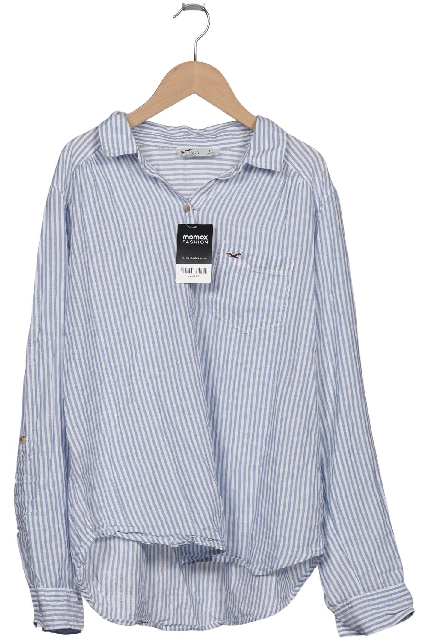 

Hollister Damen Bluse, hellblau, Gr. 42