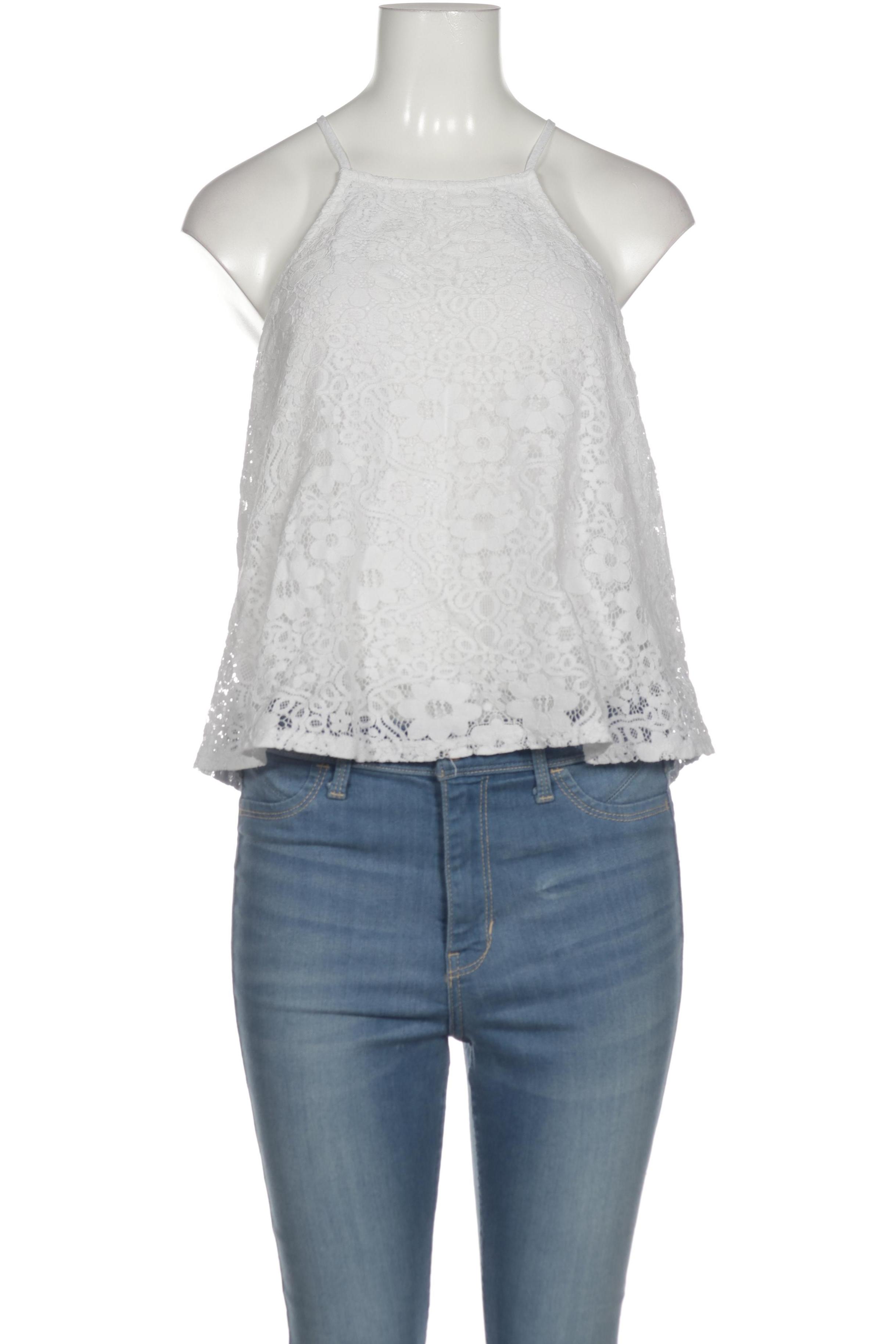 

Hollister Damen Bluse, weiß, Gr. 34