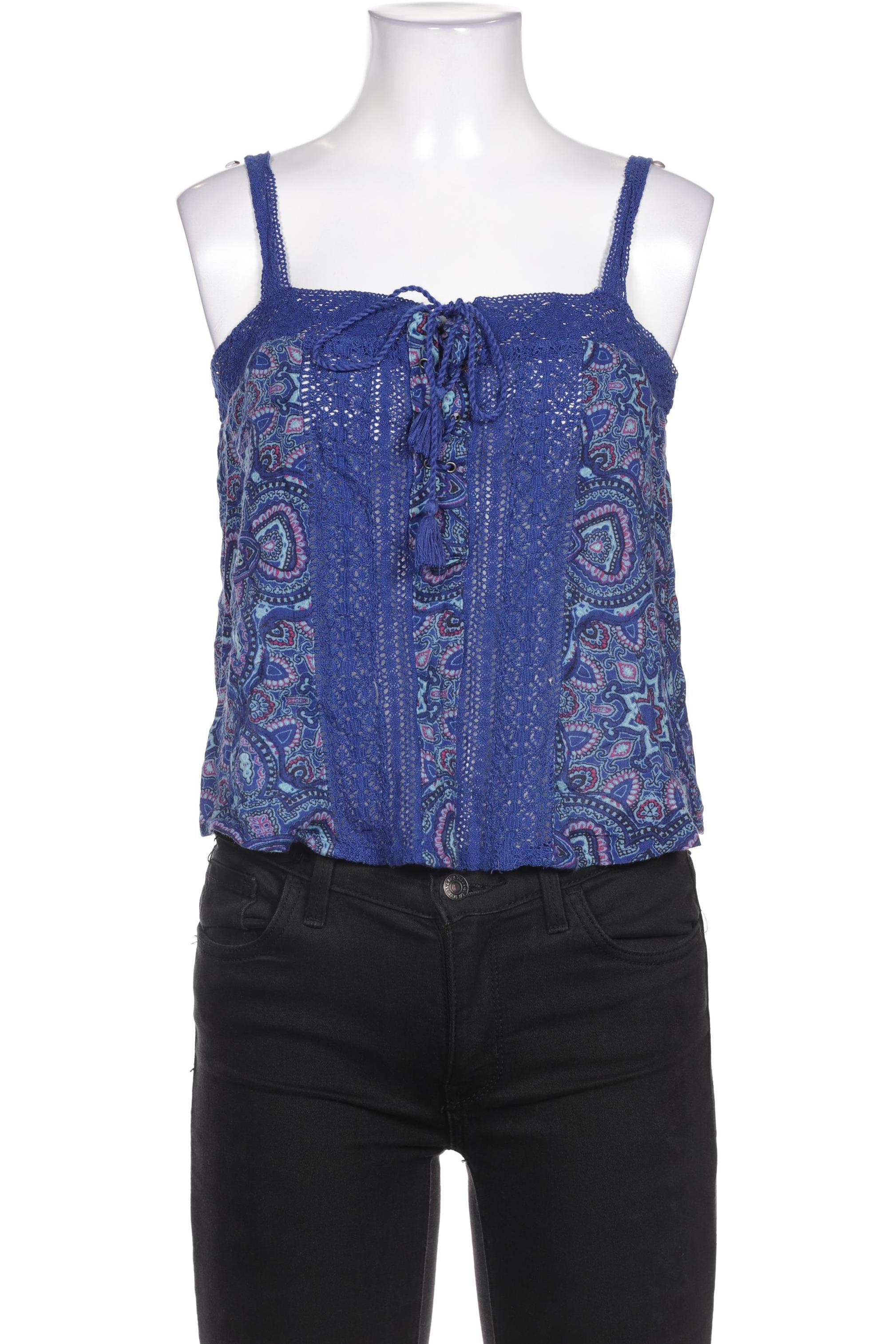 

Hollister Damen Bluse, blau, Gr. 34