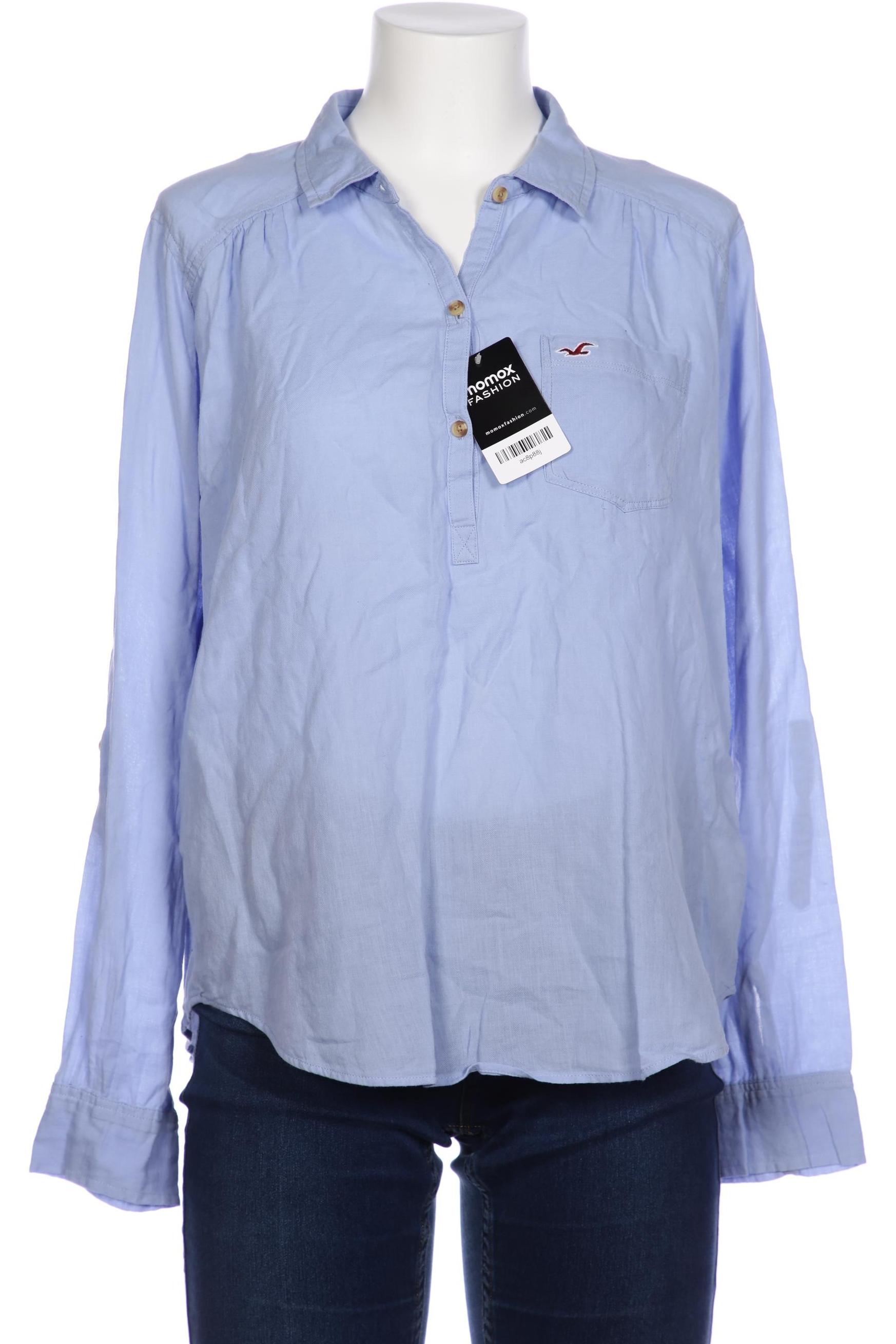 

Hollister Damen Bluse, blau, Gr. 42