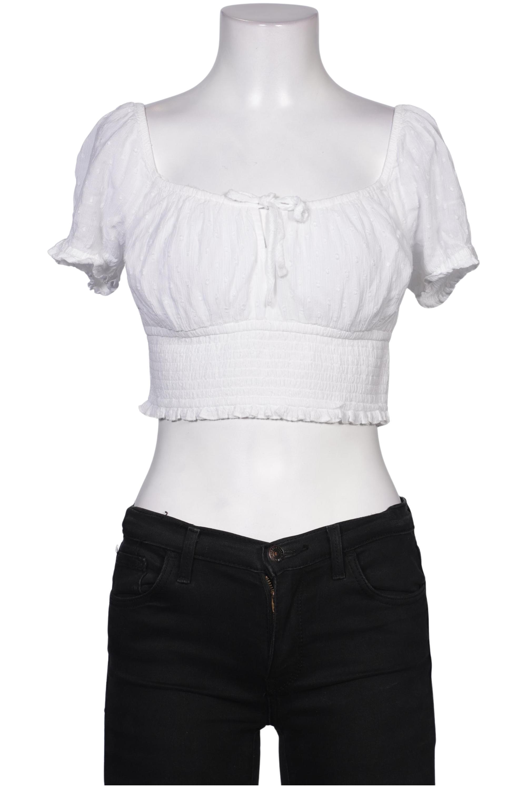 

Hollister Damen Bluse, weiß, Gr. 36