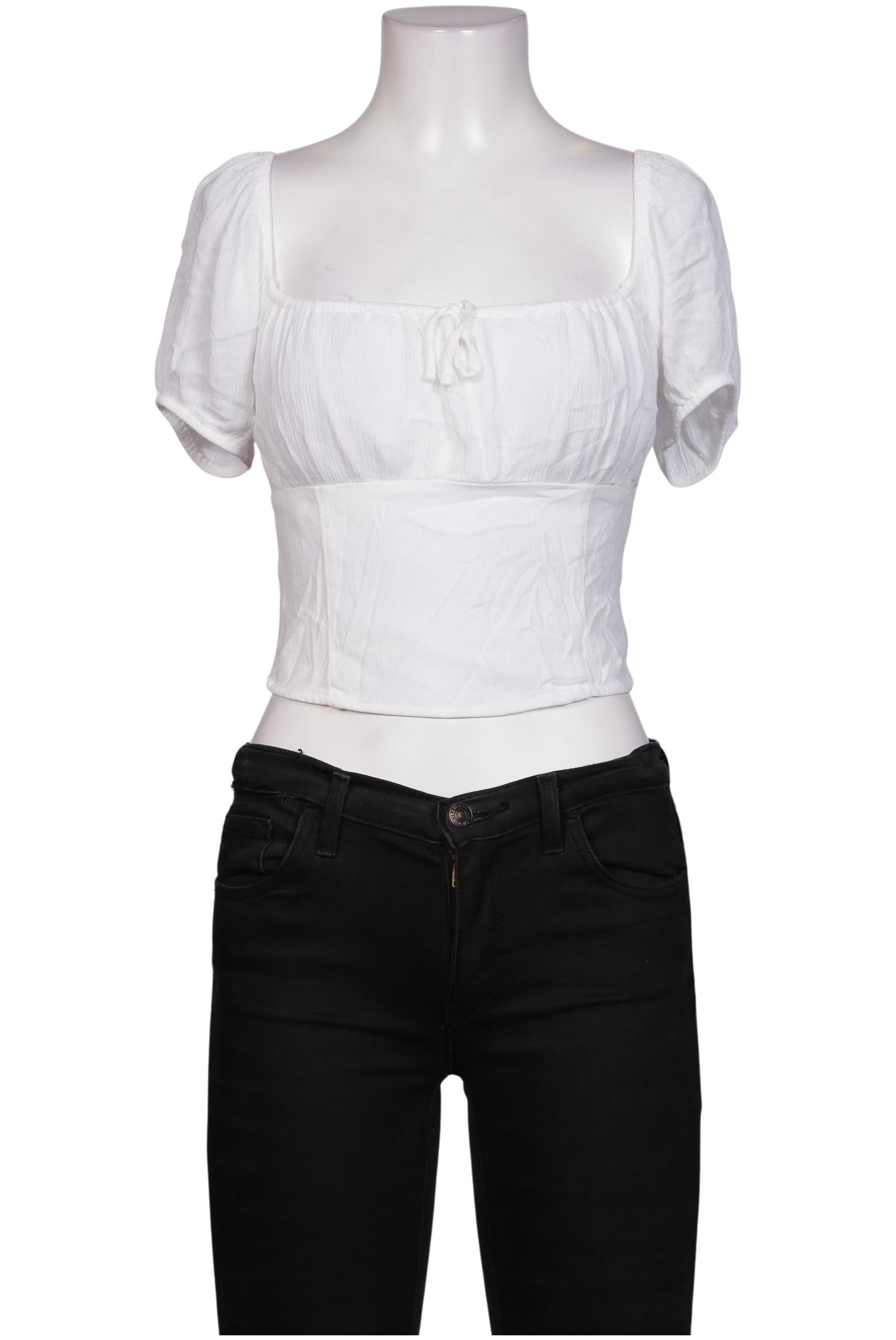 

Hollister Damen Bluse, weiß, Gr. 34