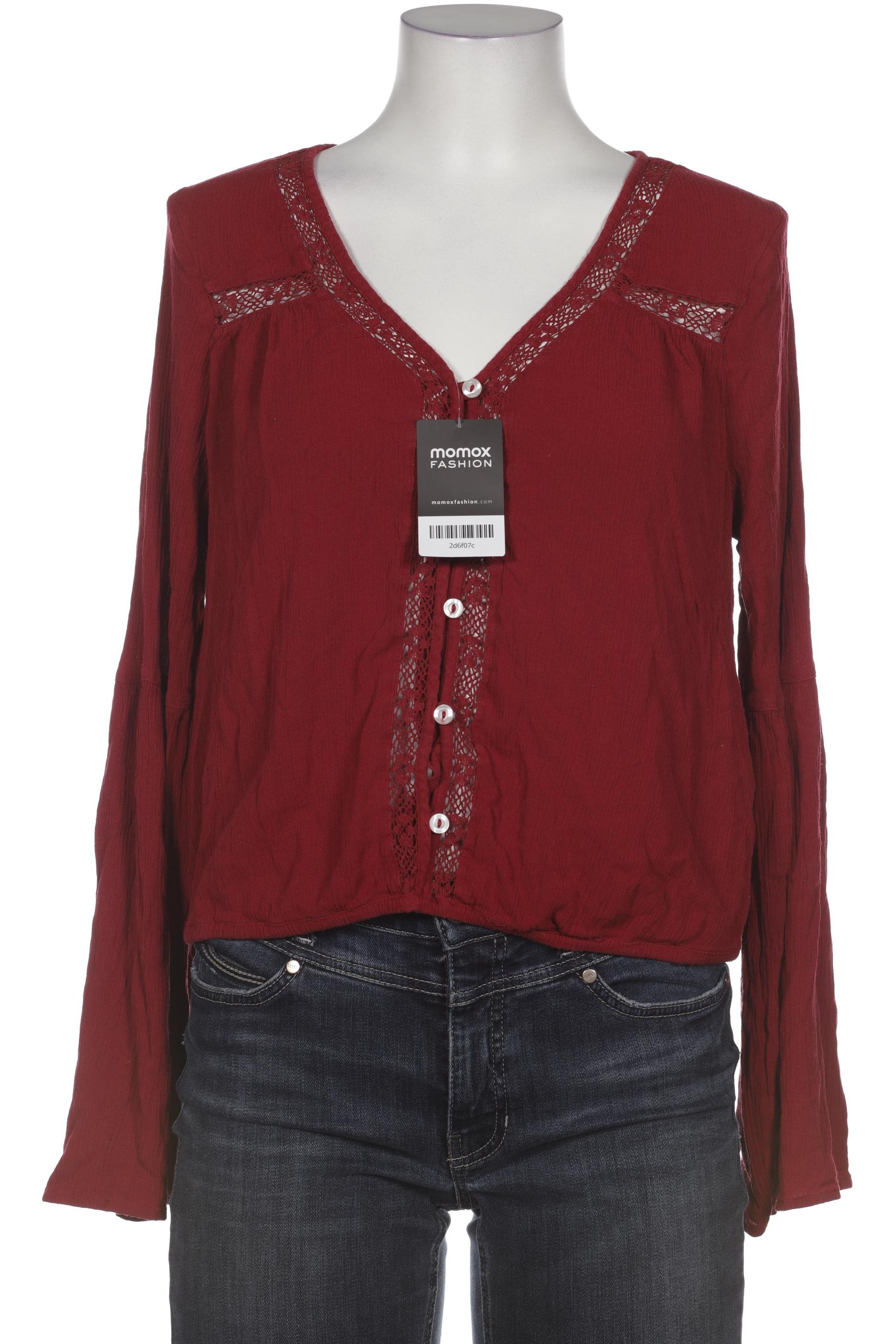 

Hollister Damen Bluse, rot, Gr. 42