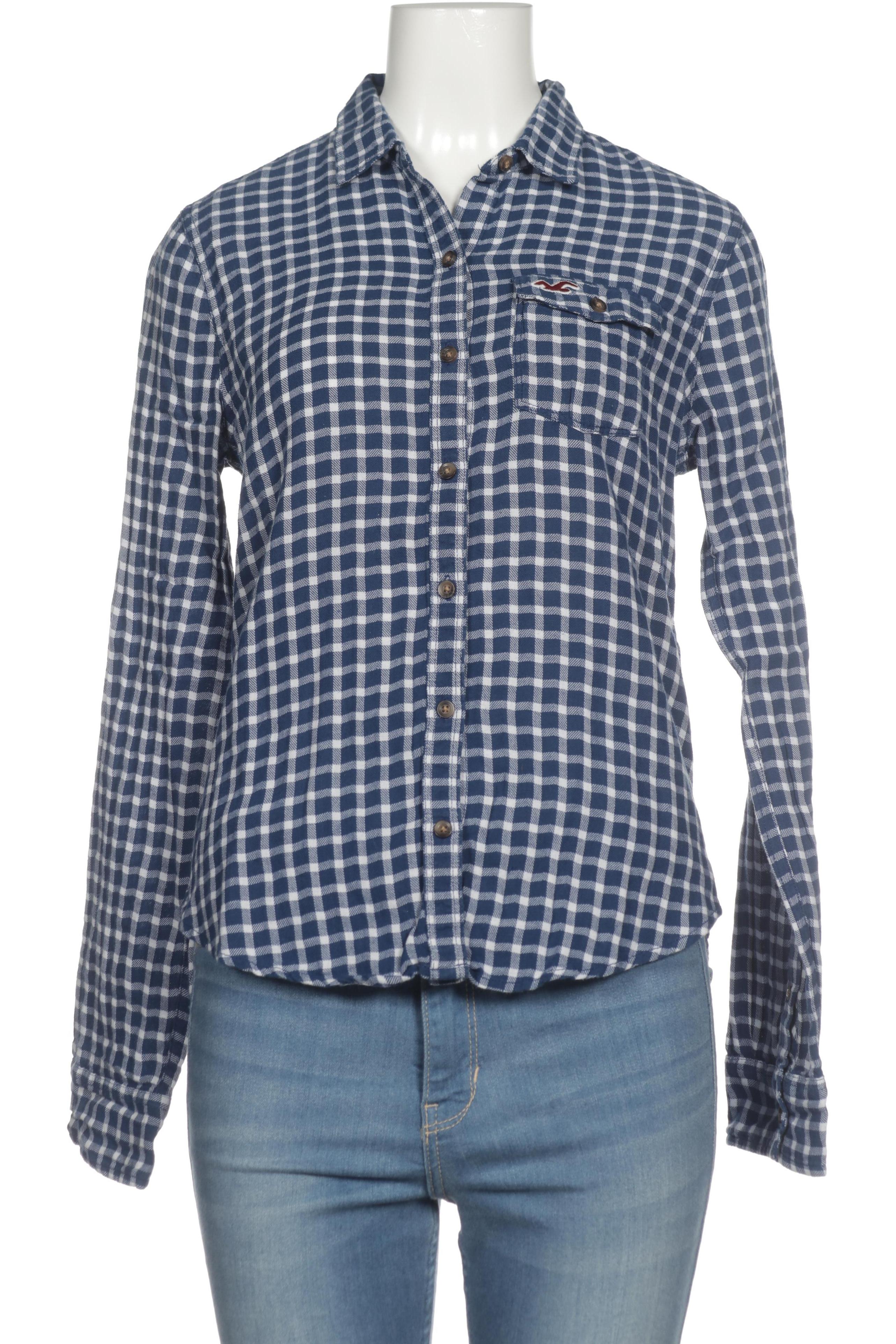 

Hollister Damen Bluse, blau, Gr. 34