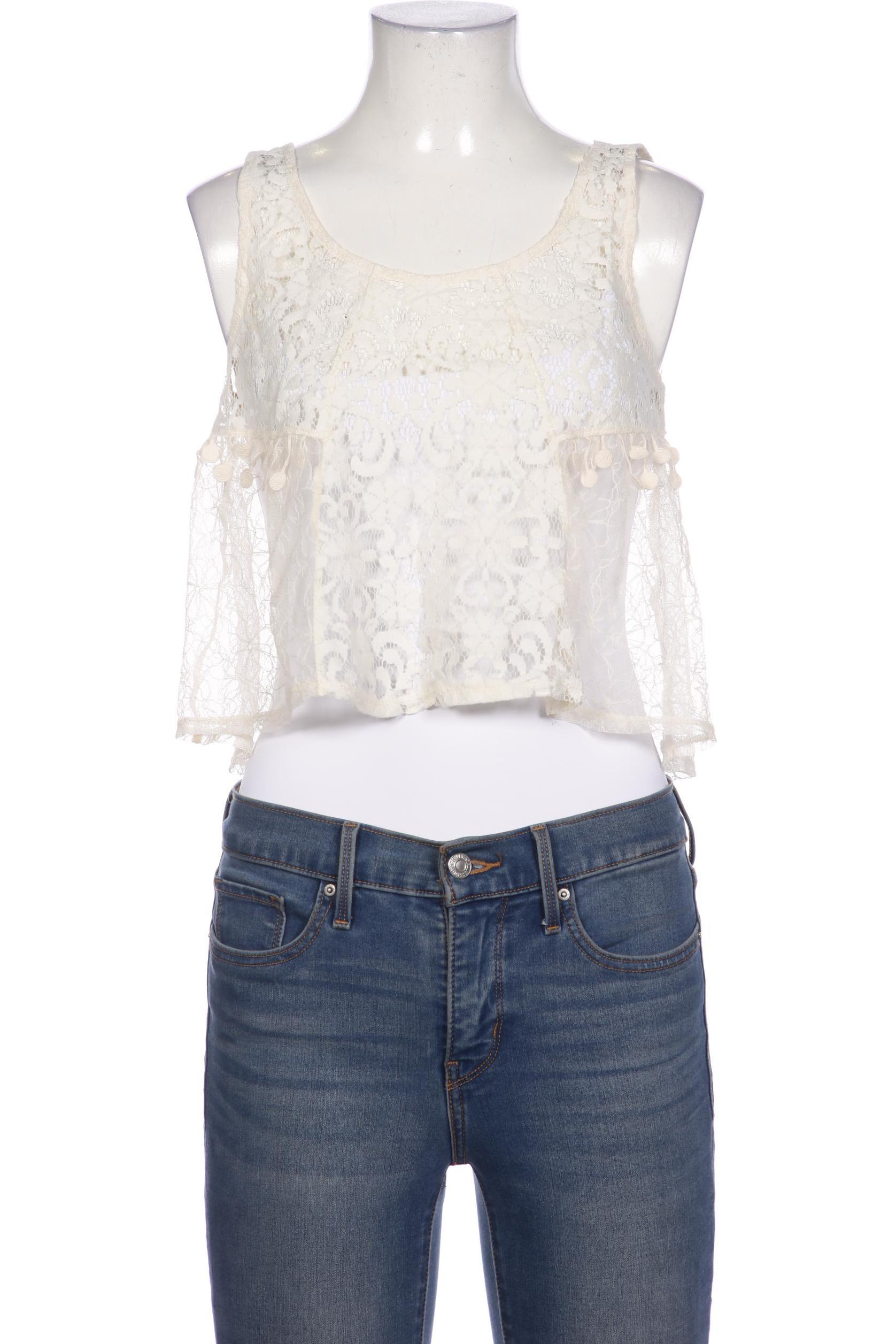 

Hollister Damen Bluse, cremeweiß, Gr. 36