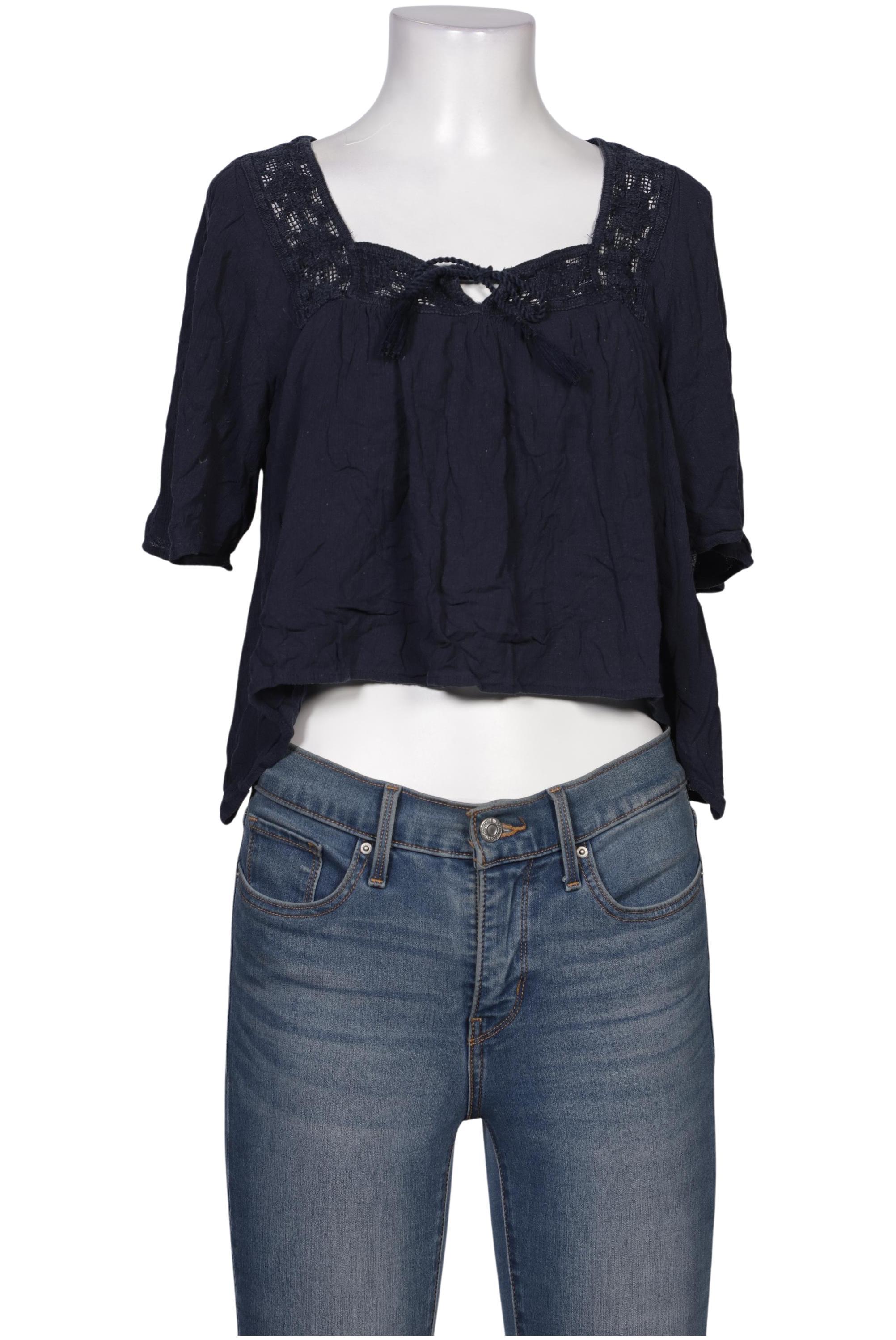 

Hollister Damen Bluse, marineblau, Gr. 34