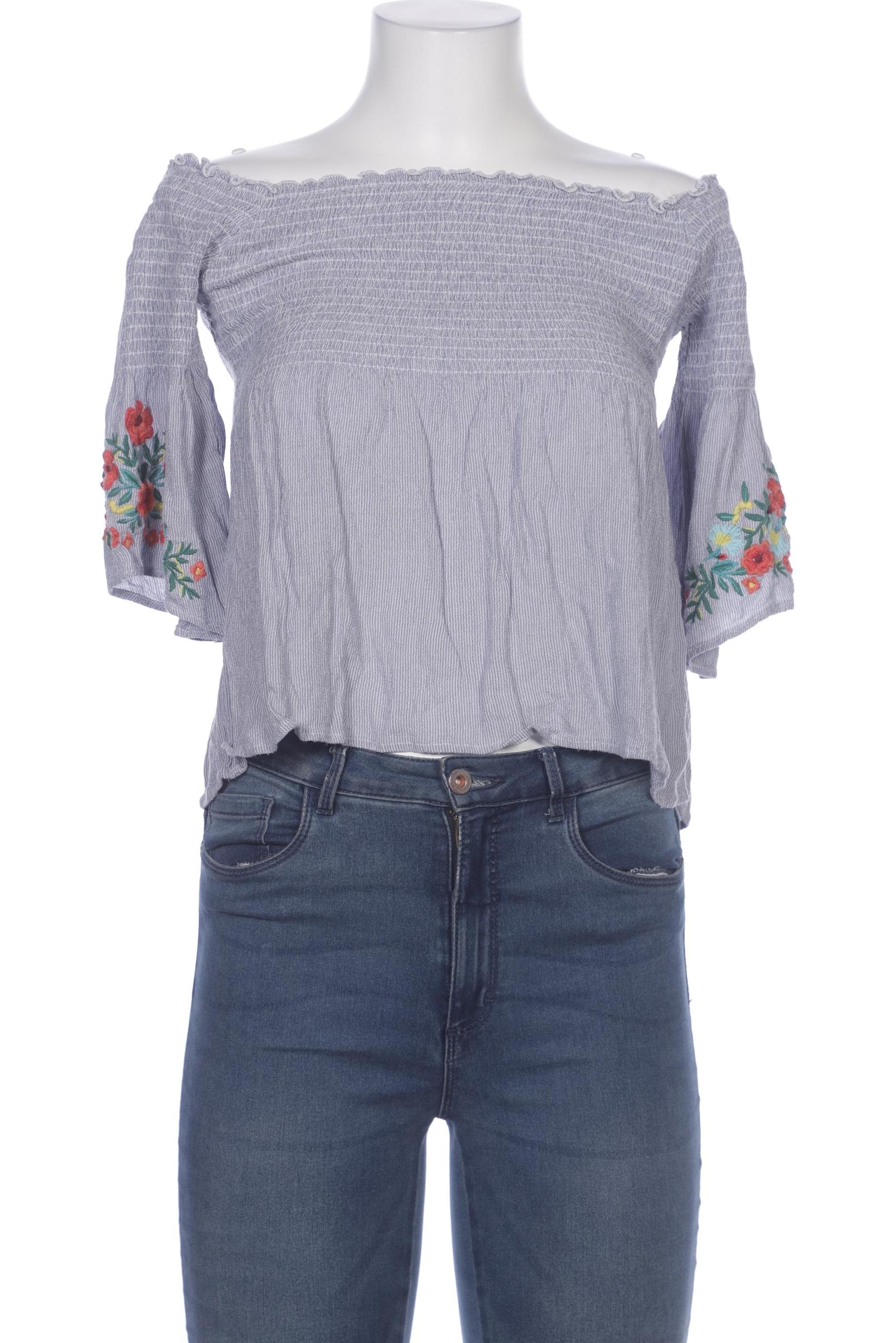 

Hollister Damen Bluse, blau, Gr. 38