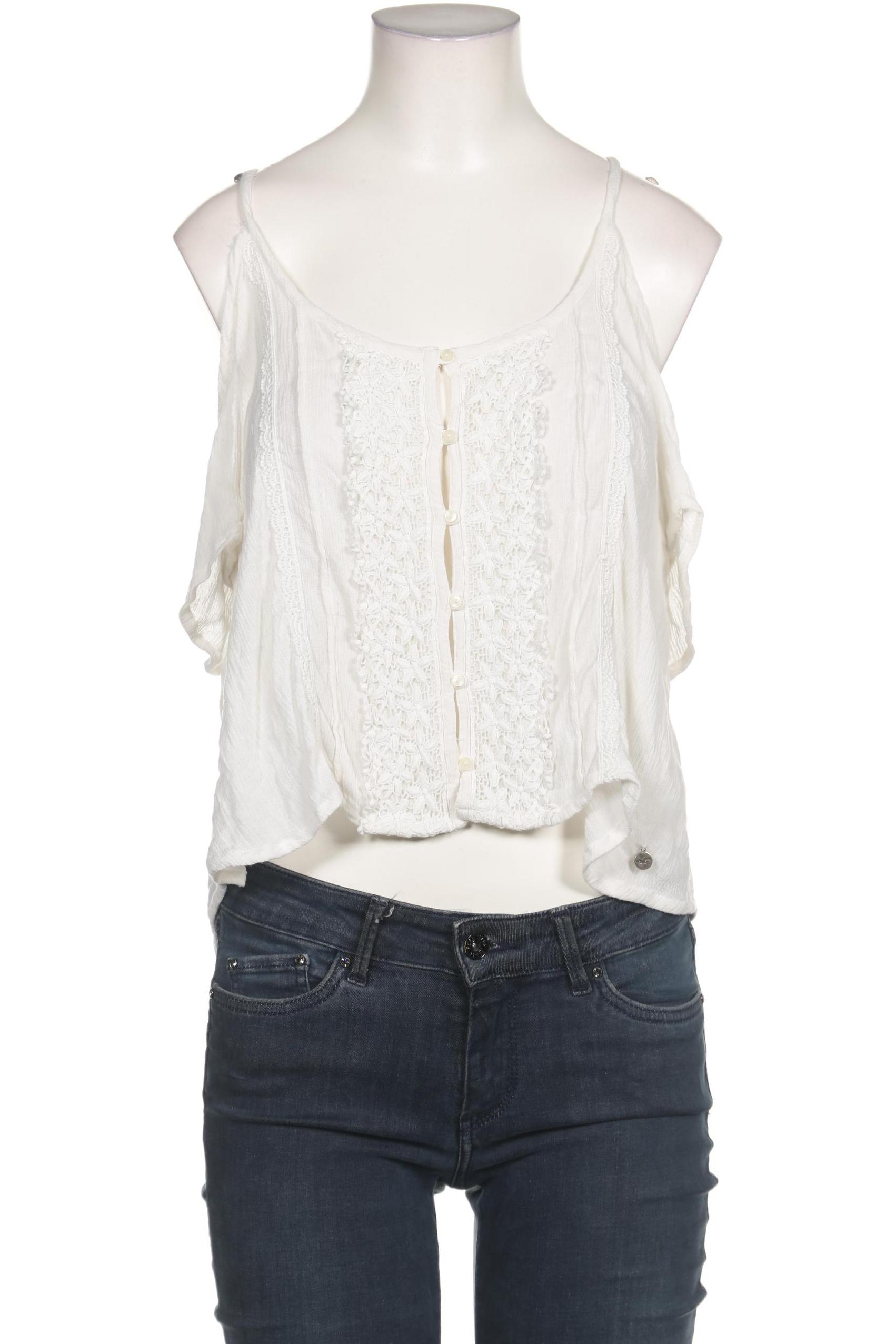 

Hollister Damen Bluse, cremeweiß, Gr. 38