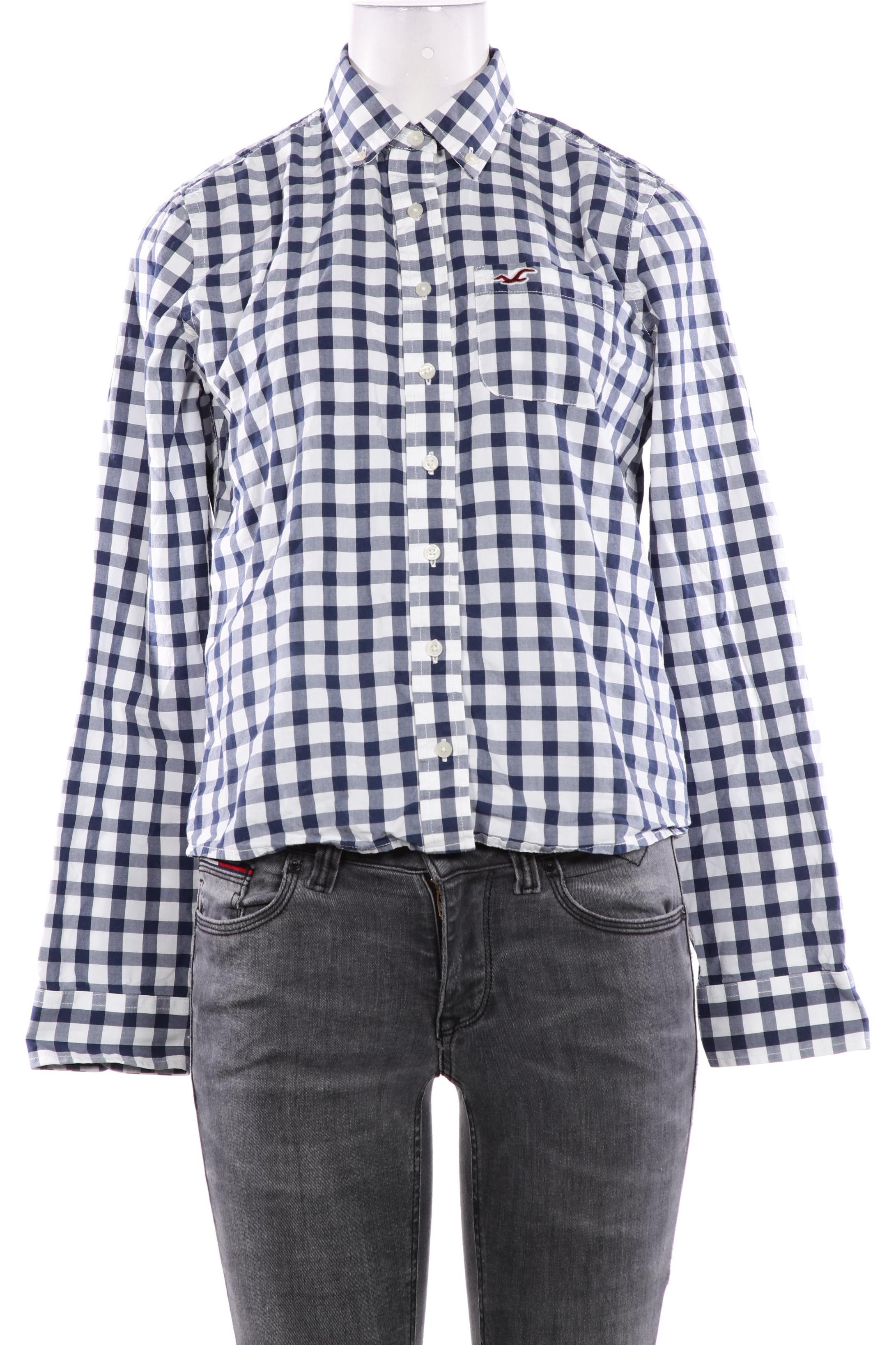 

Hollister Damen Bluse, blau