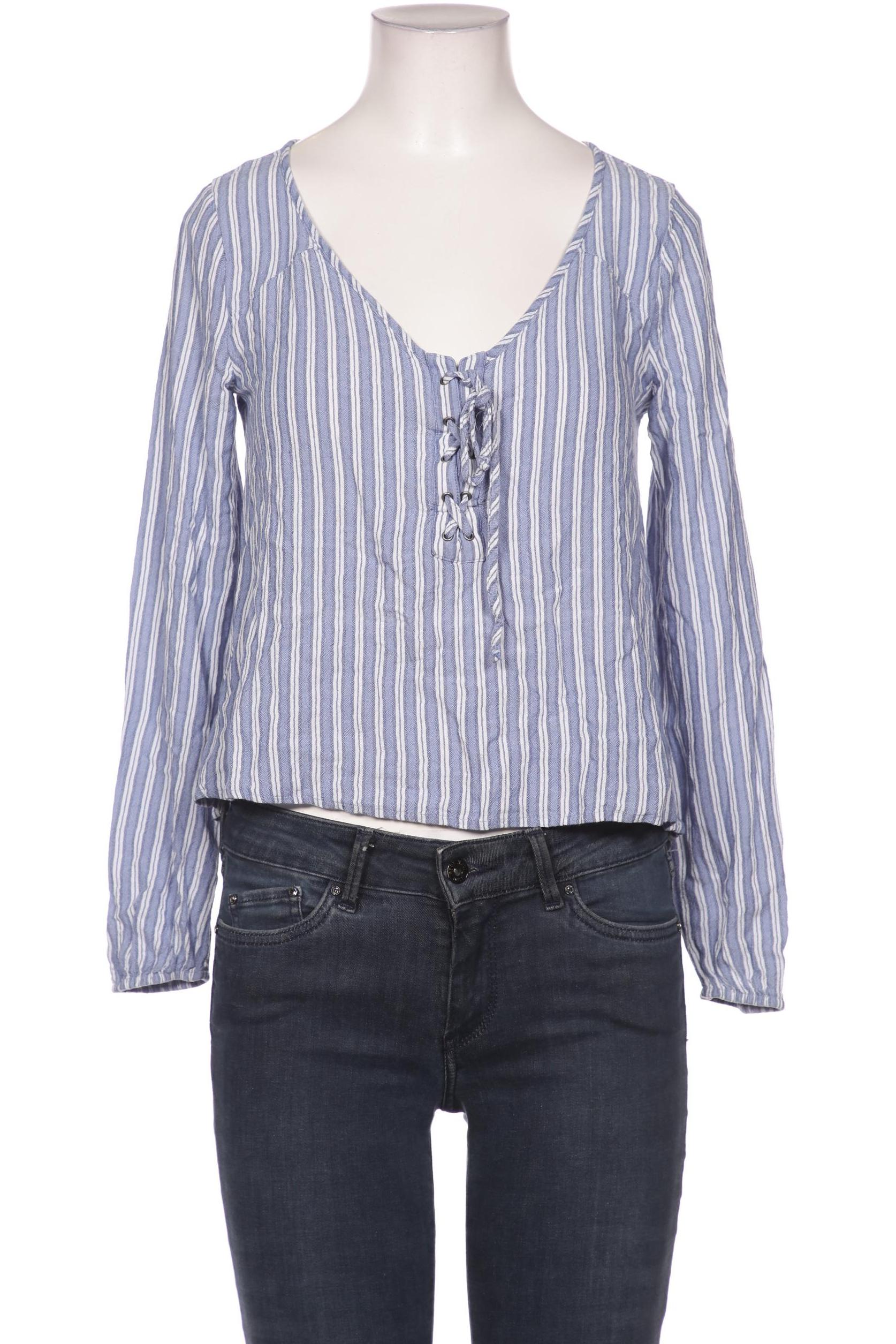 

Hollister Damen Bluse, blau, Gr. 34