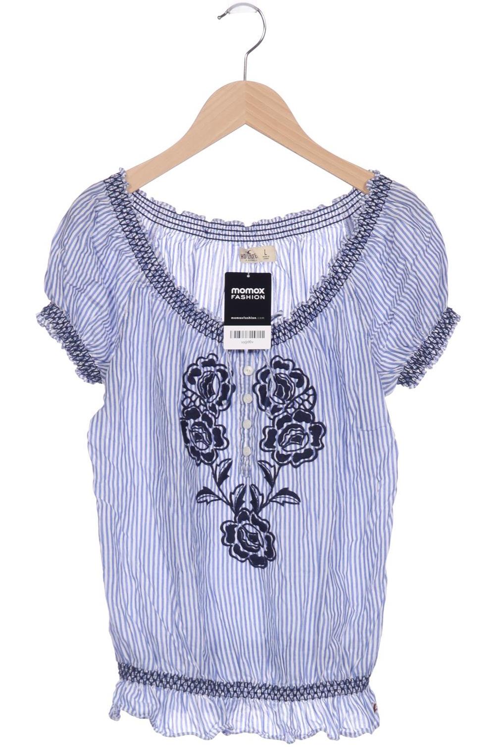 

Hollister Damen Bluse, blau, Gr. 42