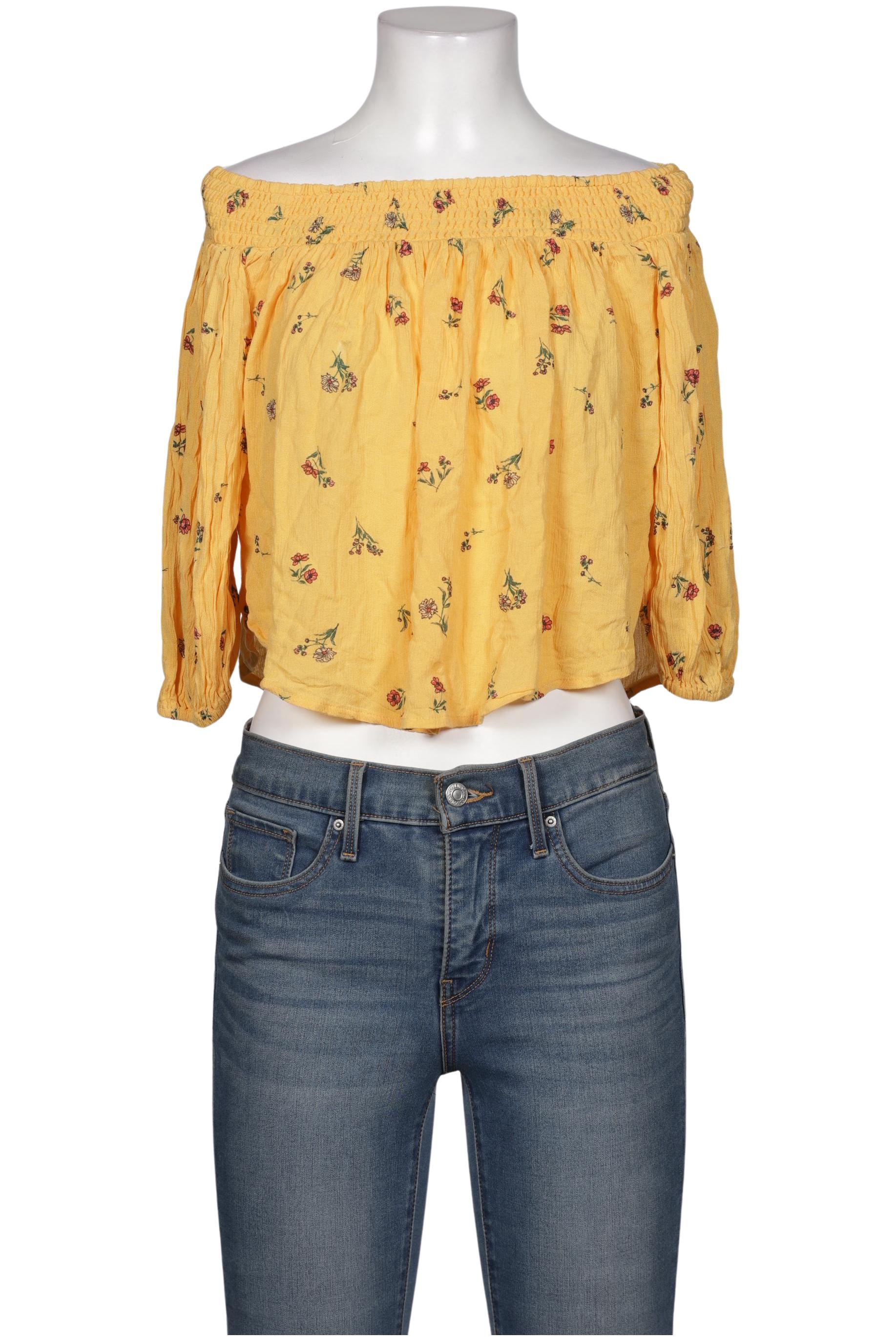 

Hollister Damen Bluse, gelb, Gr. 34