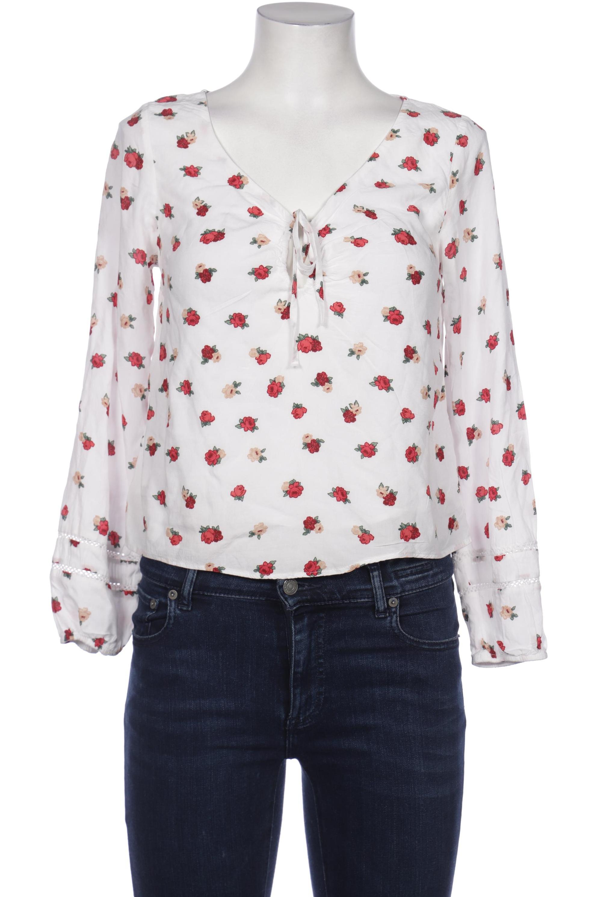 

Hollister Damen Bluse, weiß, Gr. 36