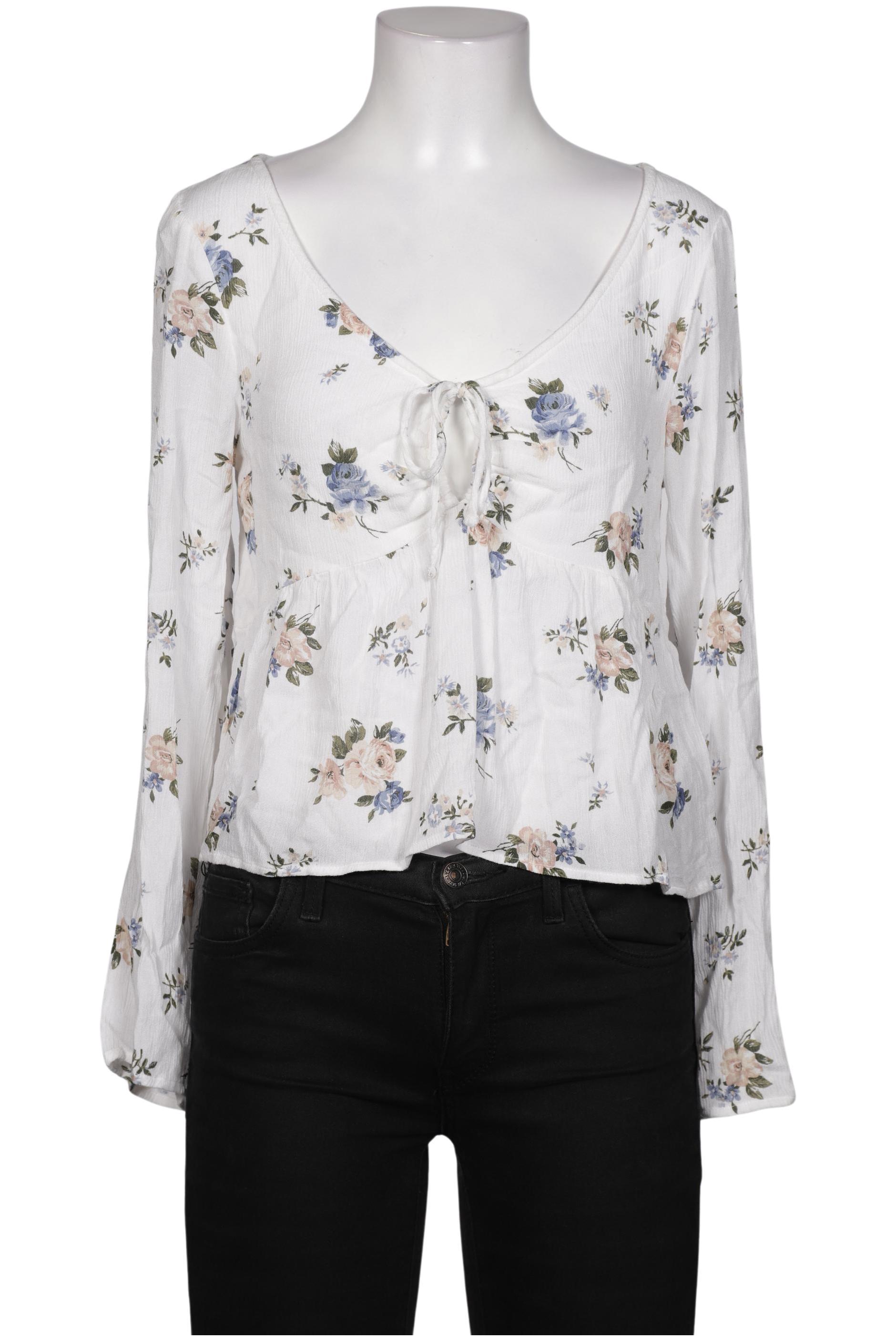 

Hollister Damen Bluse, weiß, Gr. 36