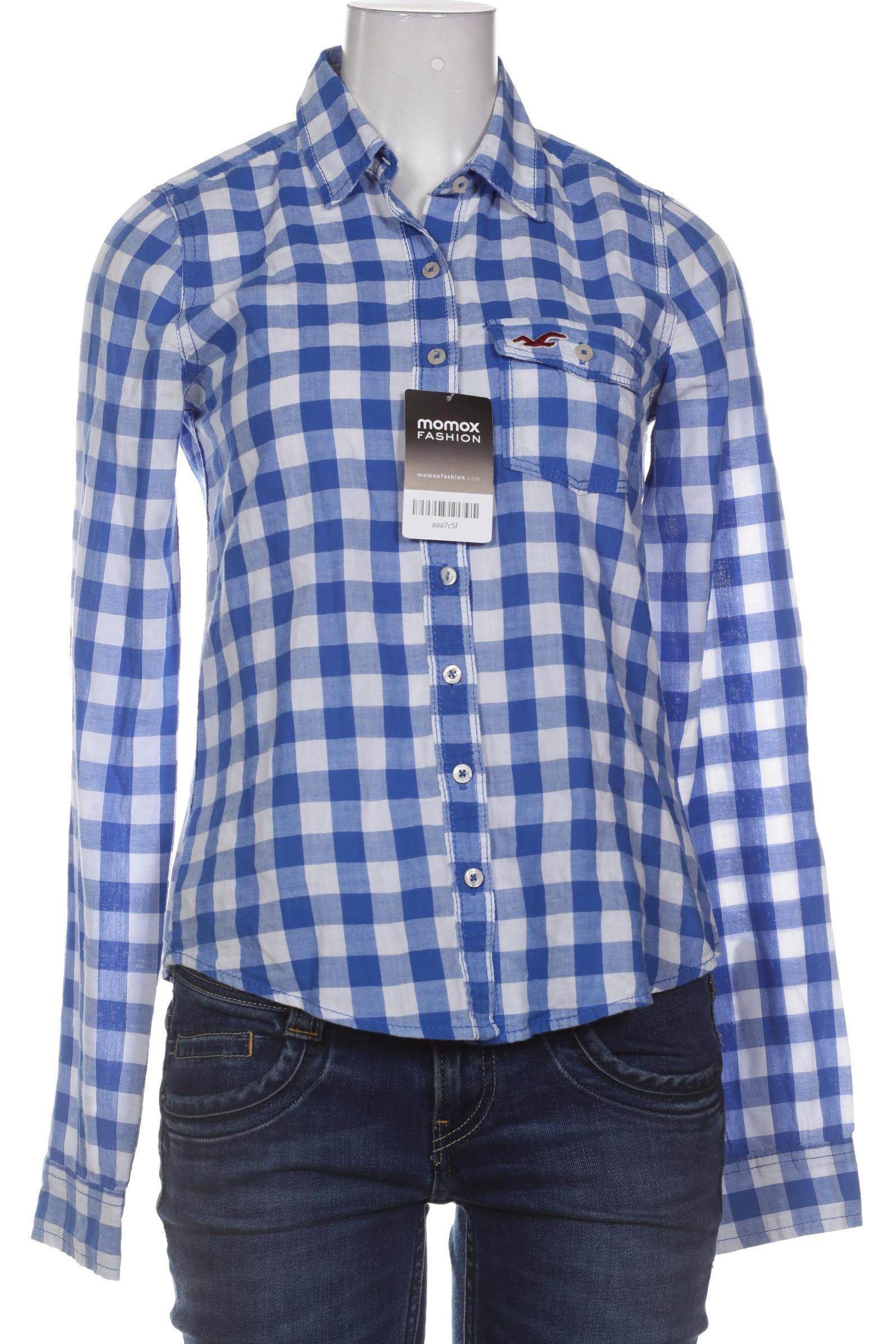 

Hollister Damen Bluse, blau, Gr. 34