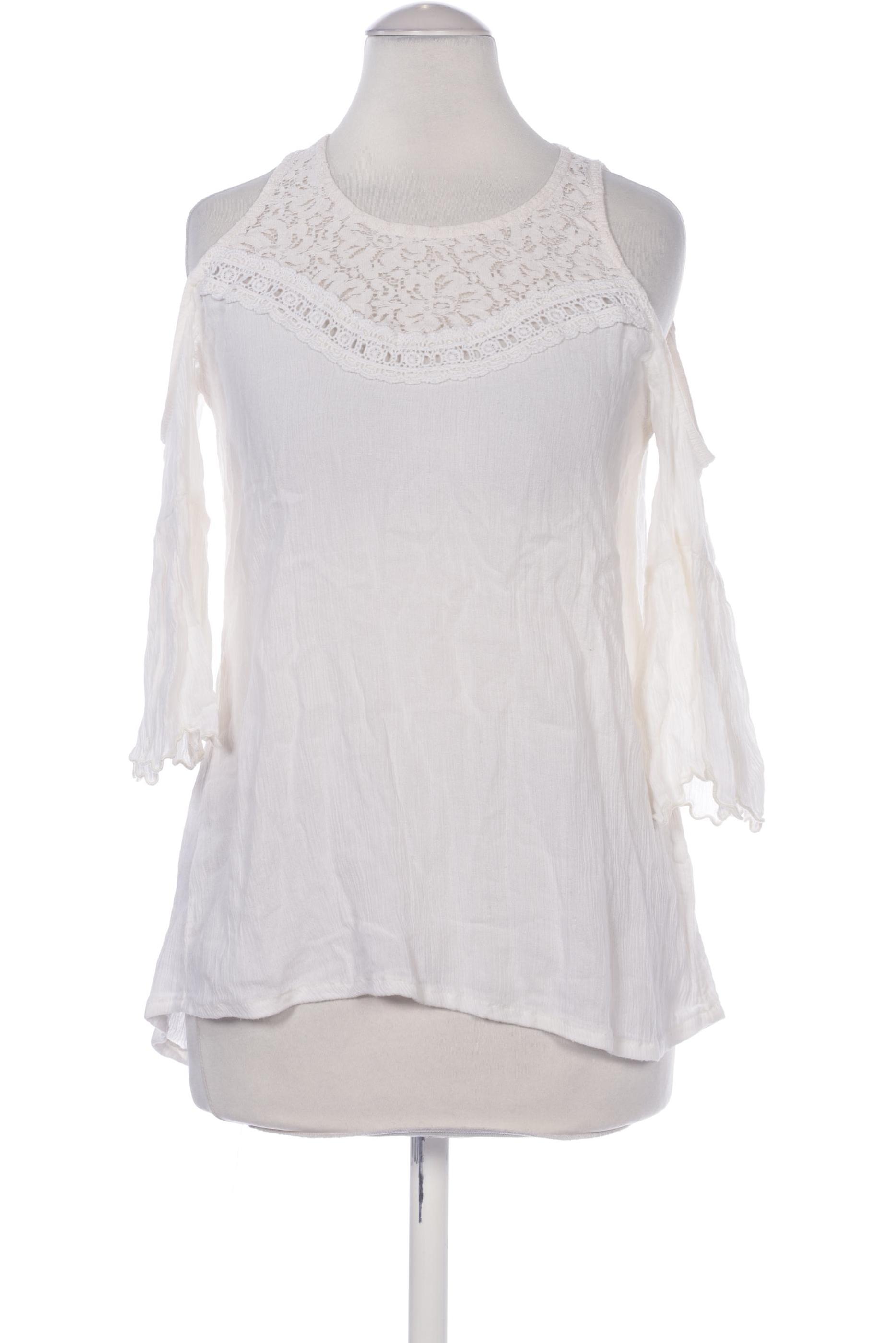 

Hollister Damen Bluse, cremeweiß, Gr. 34