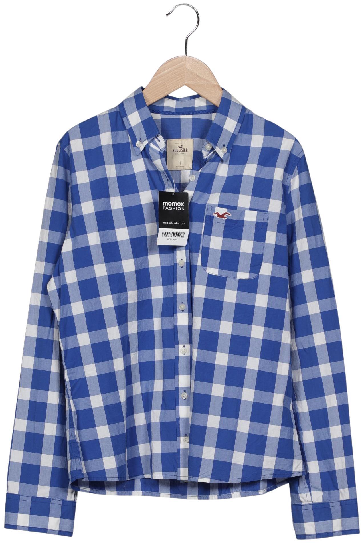 

Hollister Damen Bluse, blau, Gr. 42