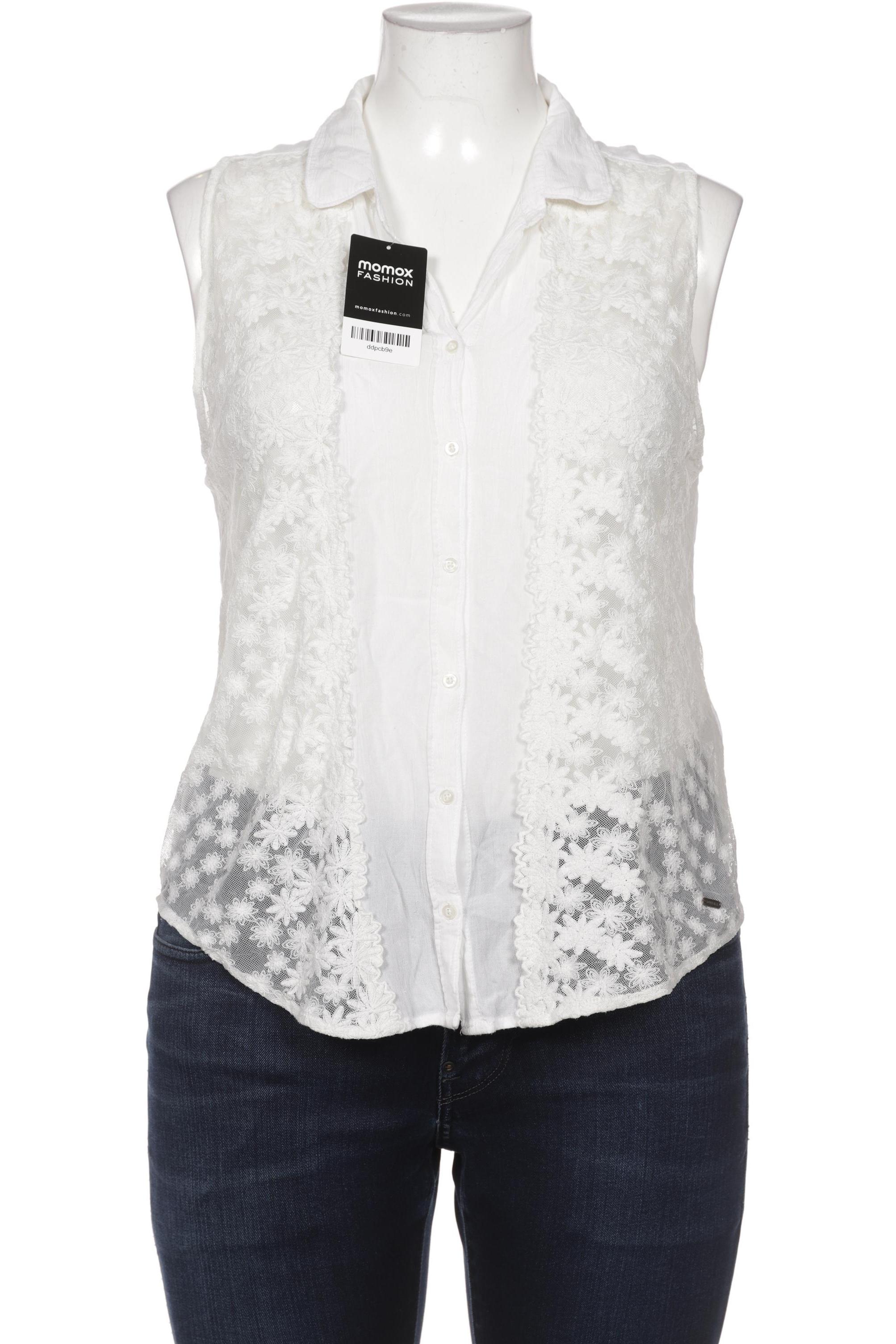 

Hollister Damen Bluse, cremeweiß, Gr. 42