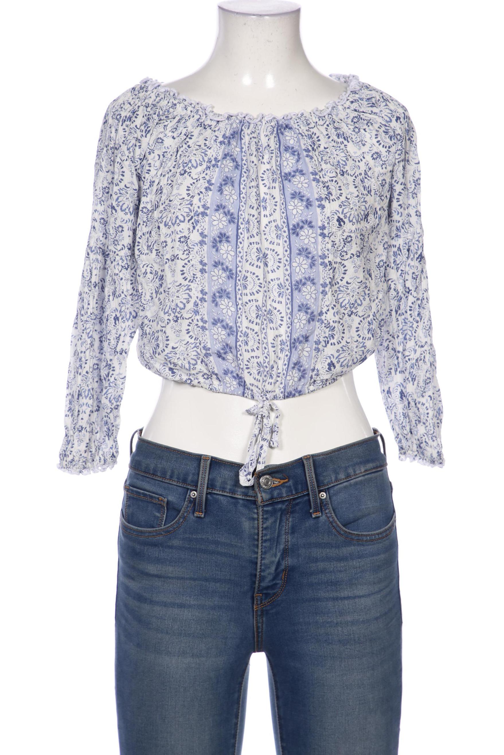 

Hollister Damen Bluse, weiß, Gr. 34