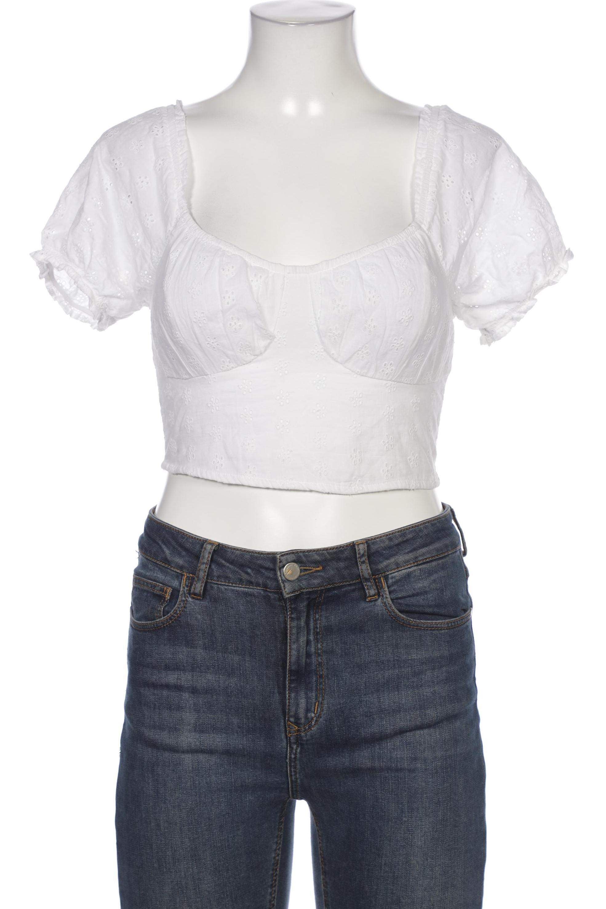 

Hollister Damen Bluse, weiß, Gr. 36