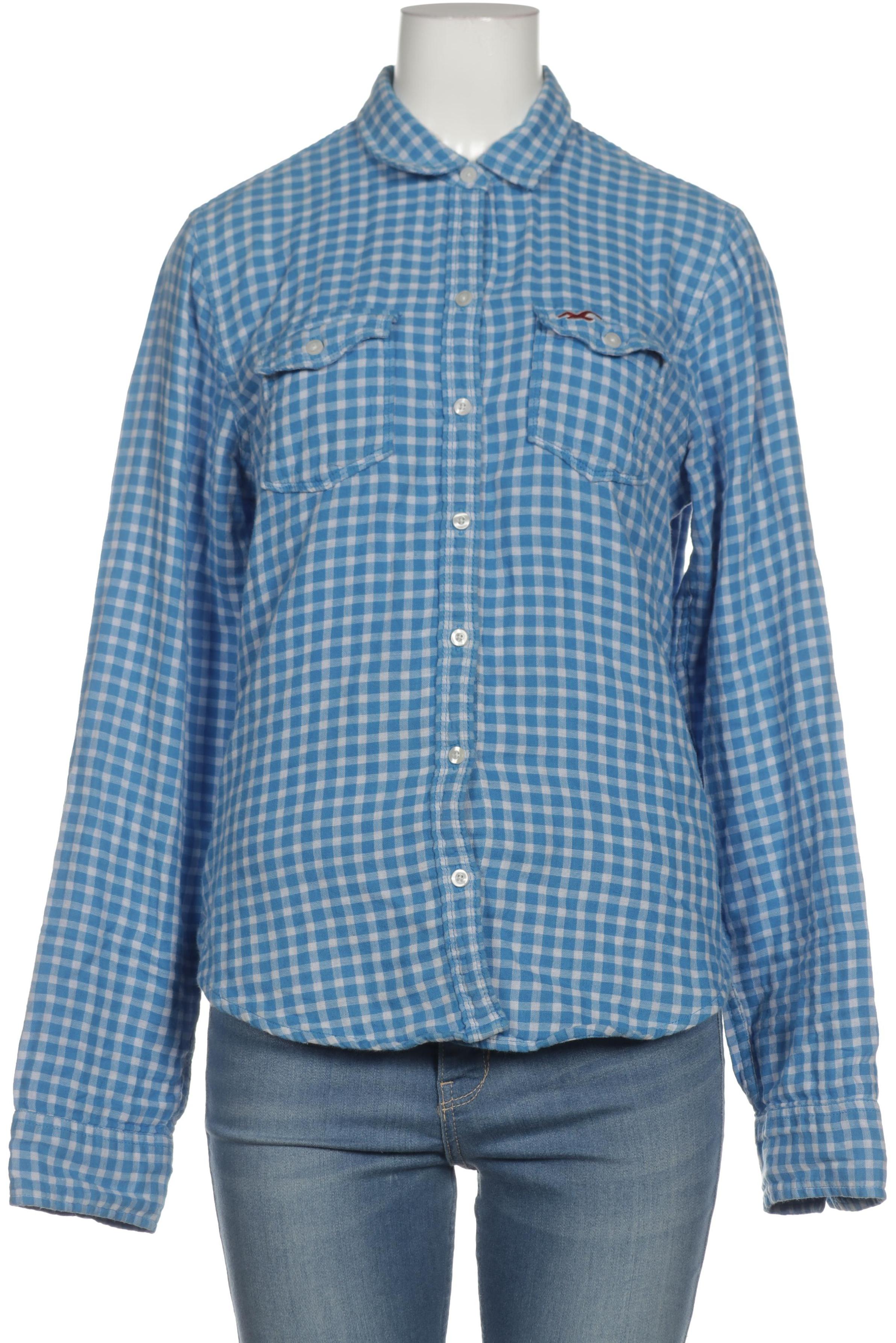 

Hollister Damen Bluse, blau, Gr. 34