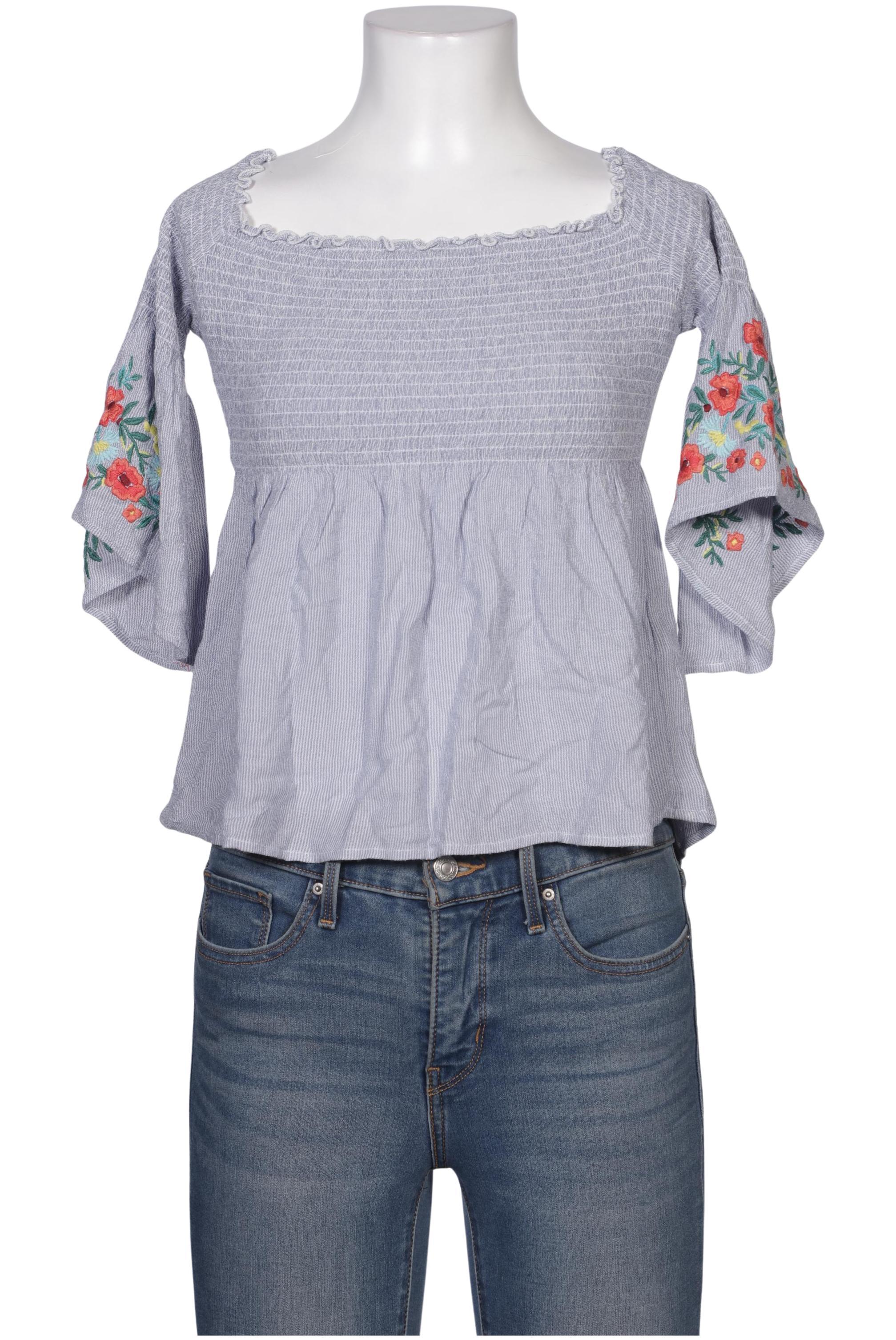 

Hollister Damen Bluse, hellblau, Gr. 38