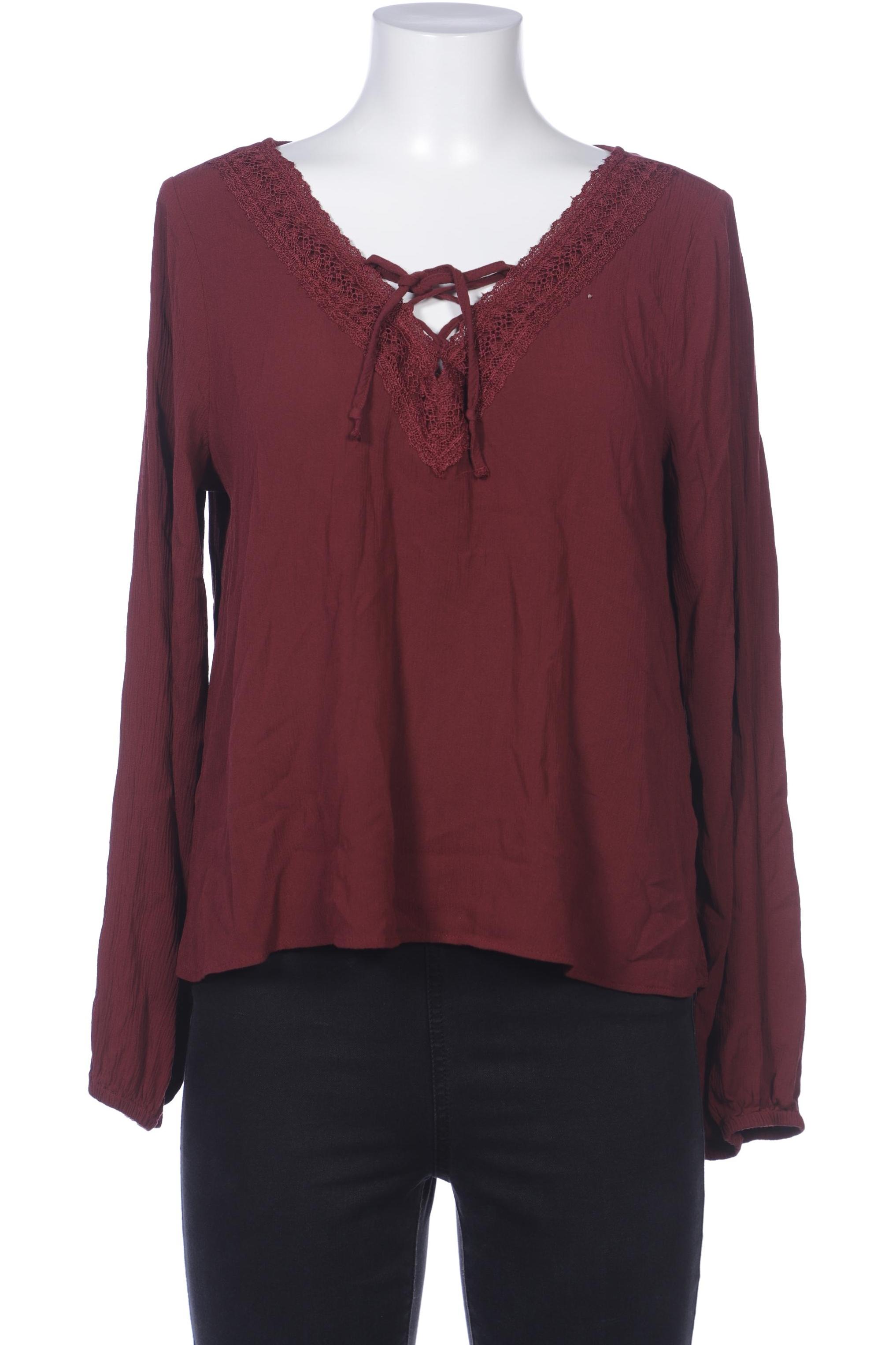 

Hollister Damen Bluse, bordeaux, Gr. 42