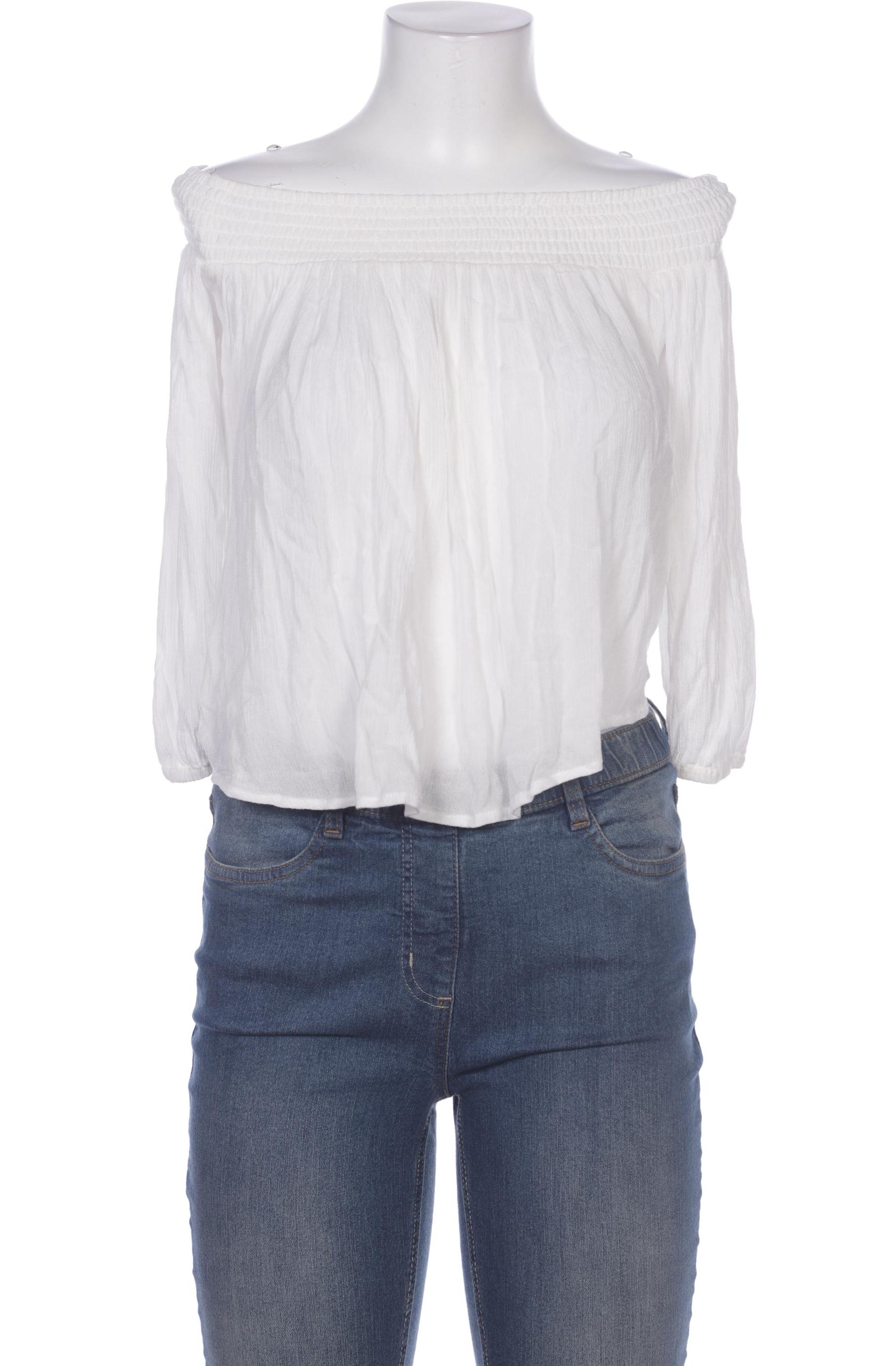 

Hollister Damen Bluse, weiß, Gr. 36