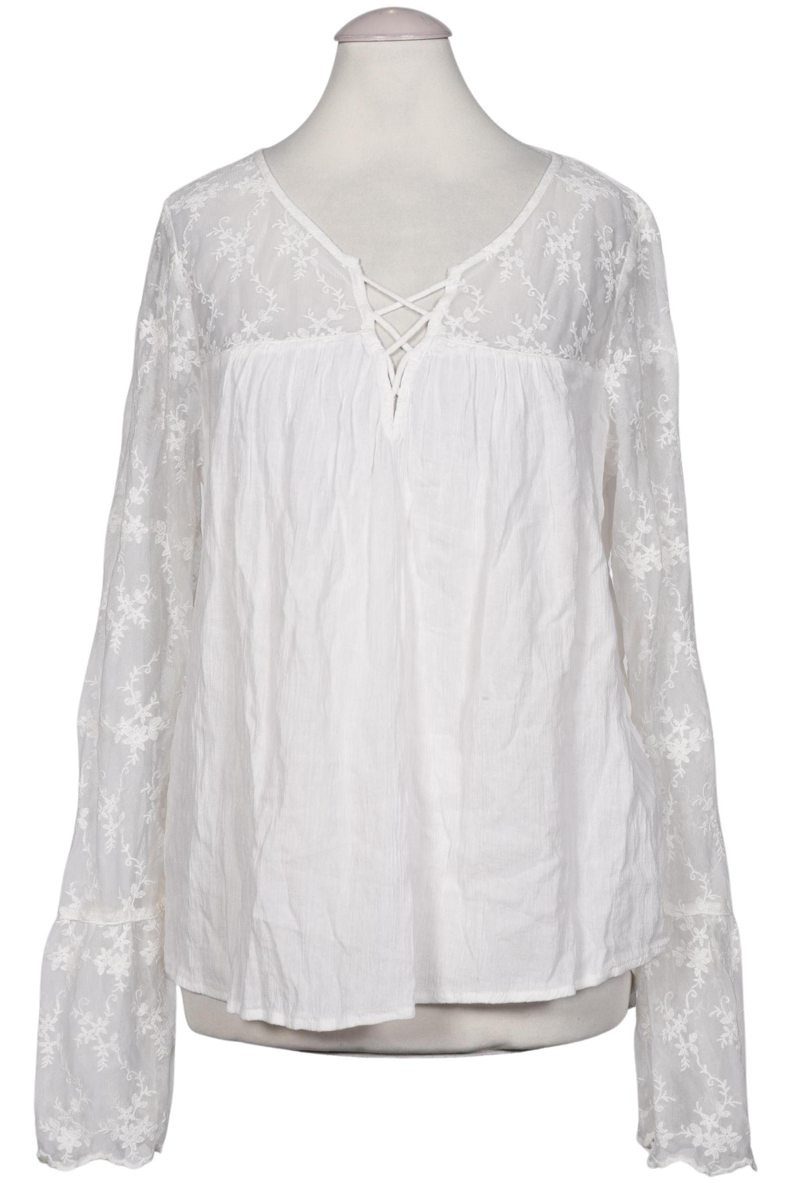 

Hollister Damen Bluse, cremeweiß, Gr. 38