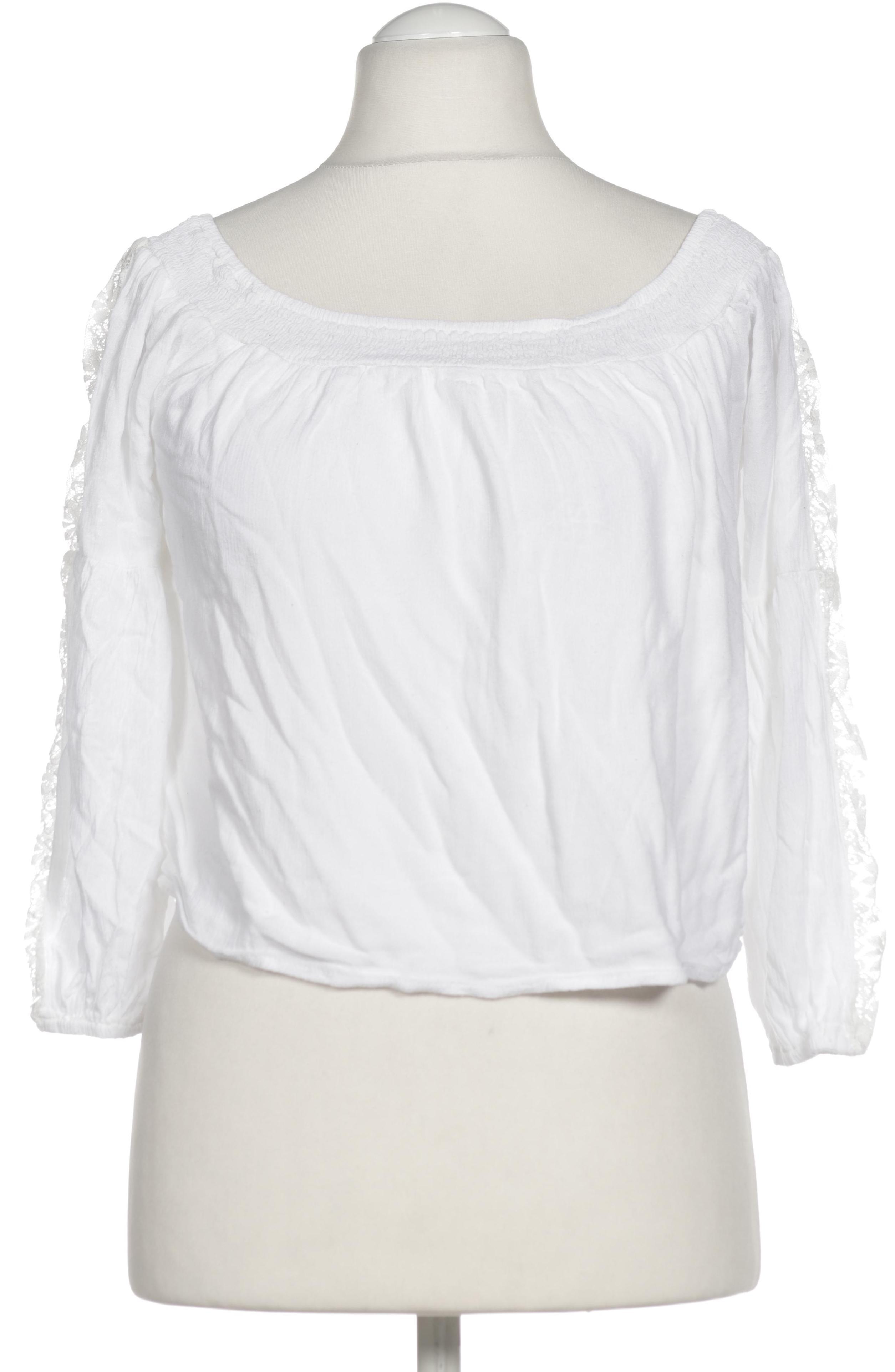 

Hollister Damen Bluse, weiß, Gr.