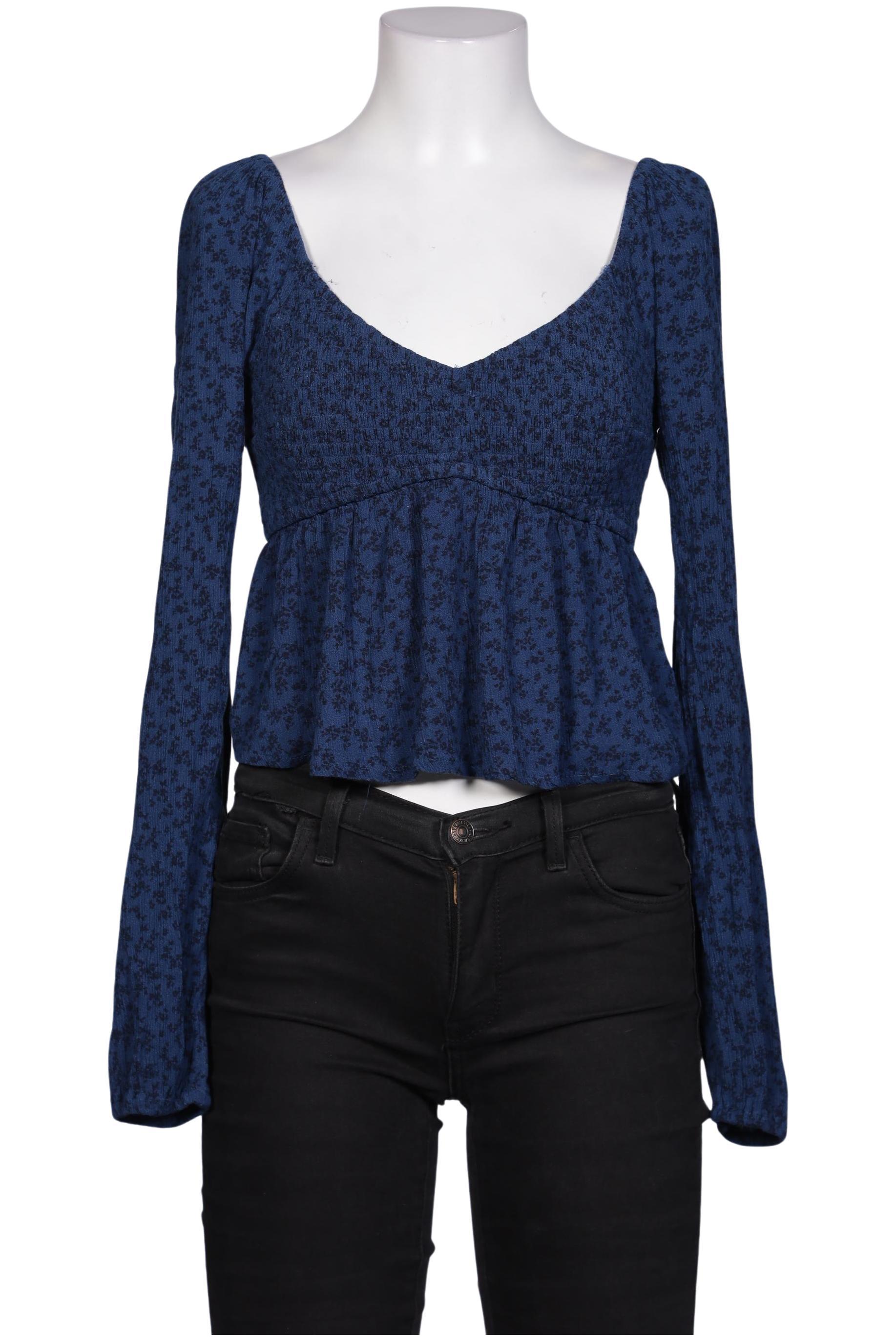 

Hollister Damen Bluse, blau, Gr. 36