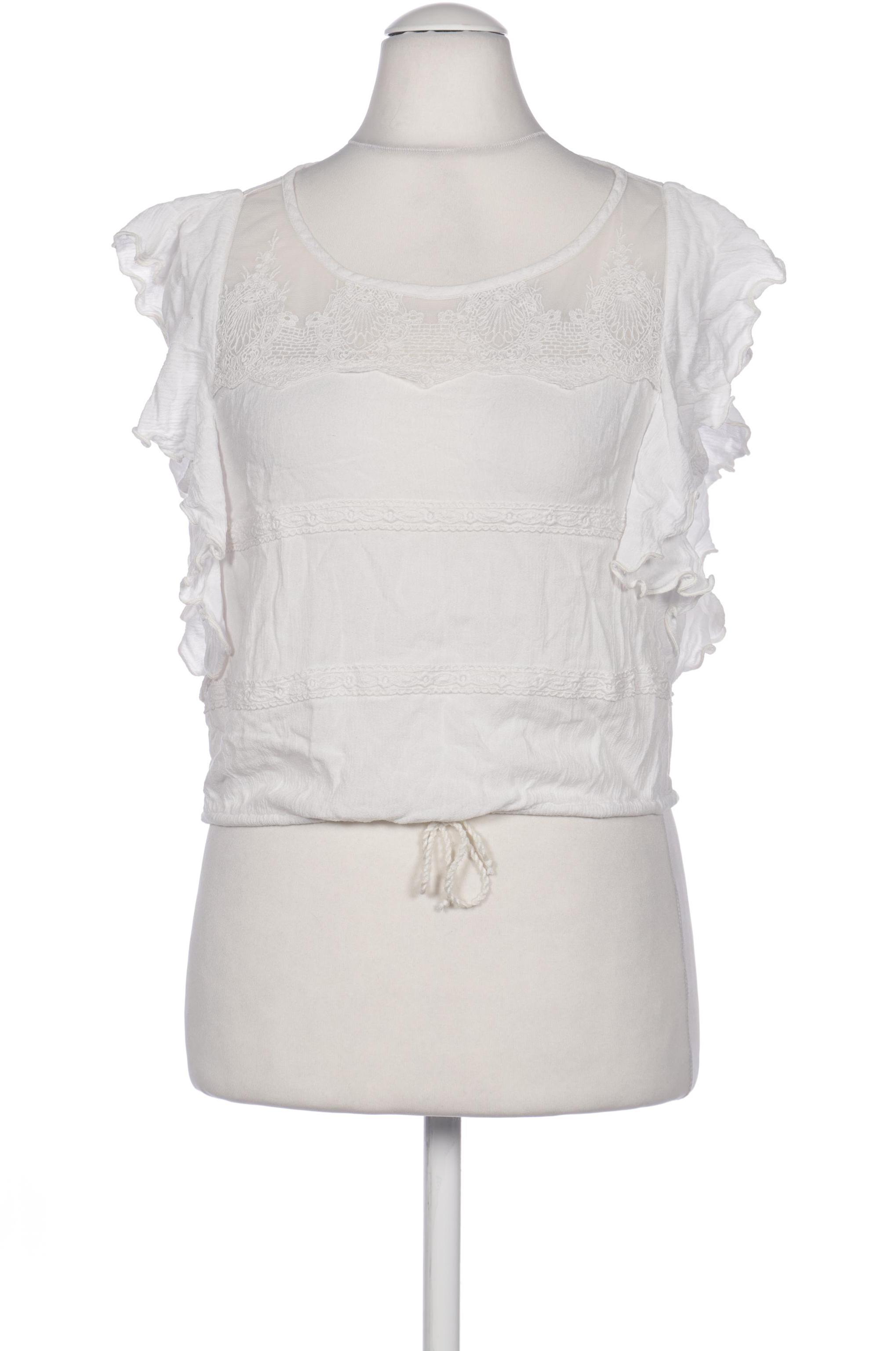 

Hollister Damen Bluse, weiß, Gr. 36