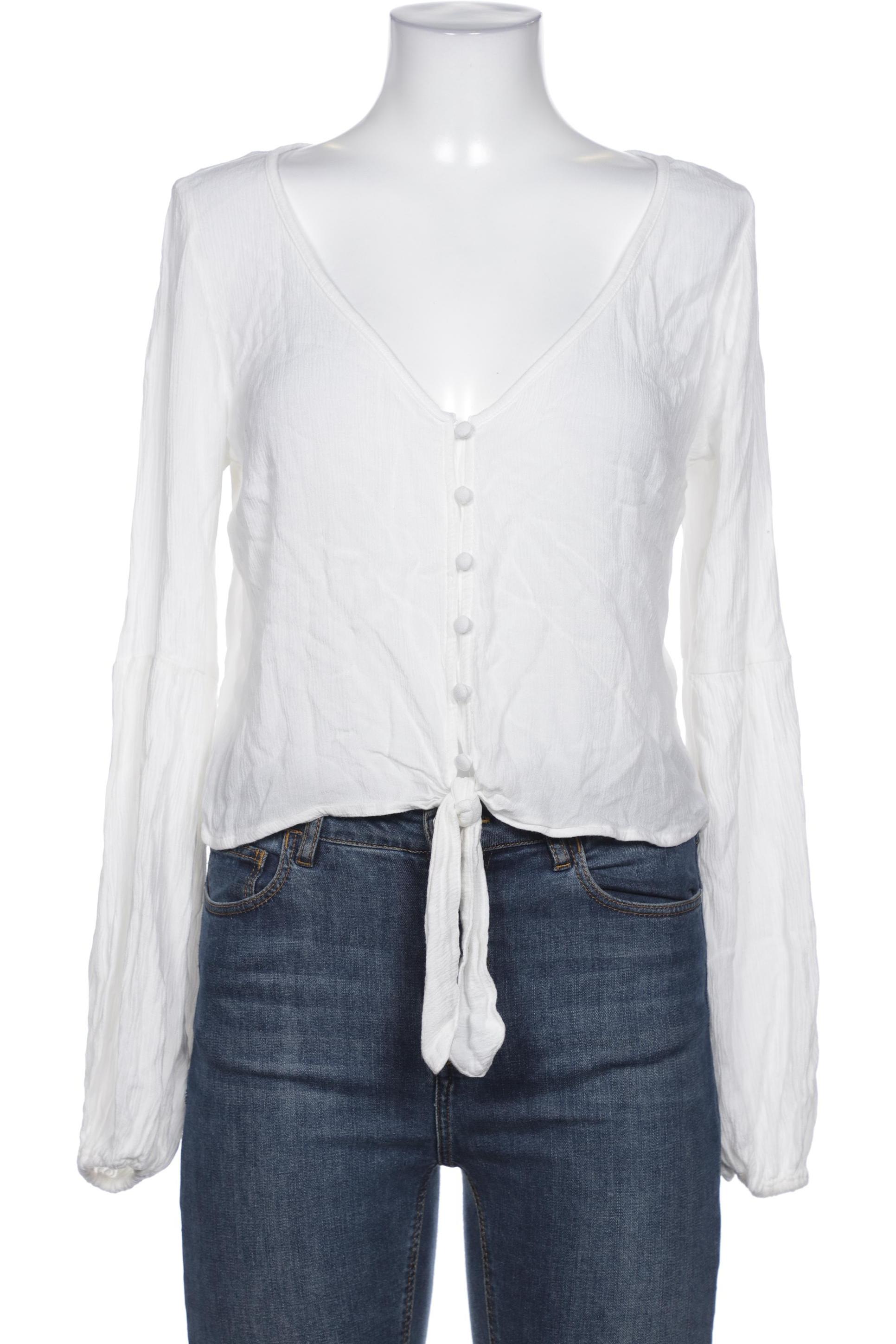 

Hollister Damen Bluse, weiß, Gr. 36