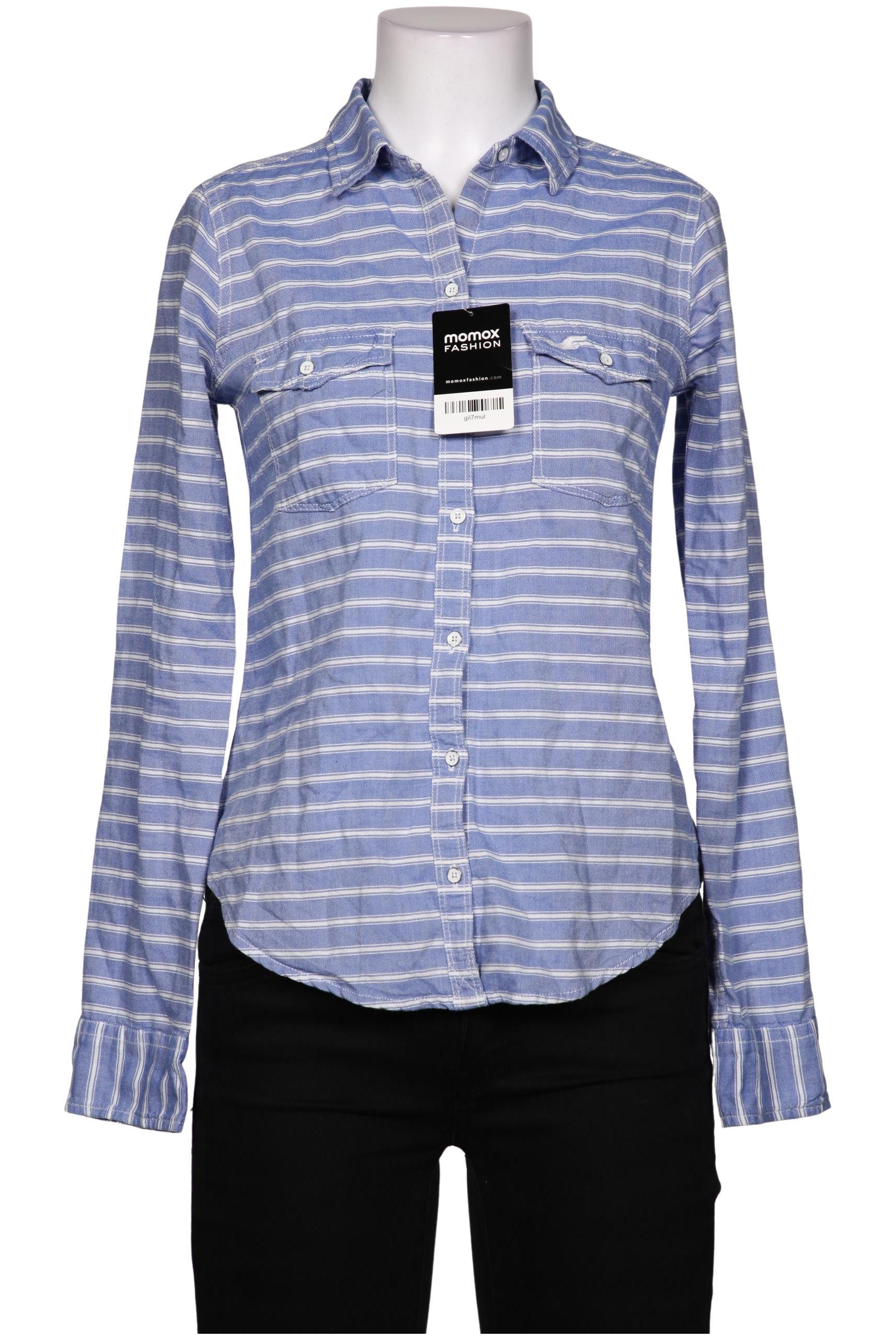

Hollister Damen Bluse, blau, Gr. 34