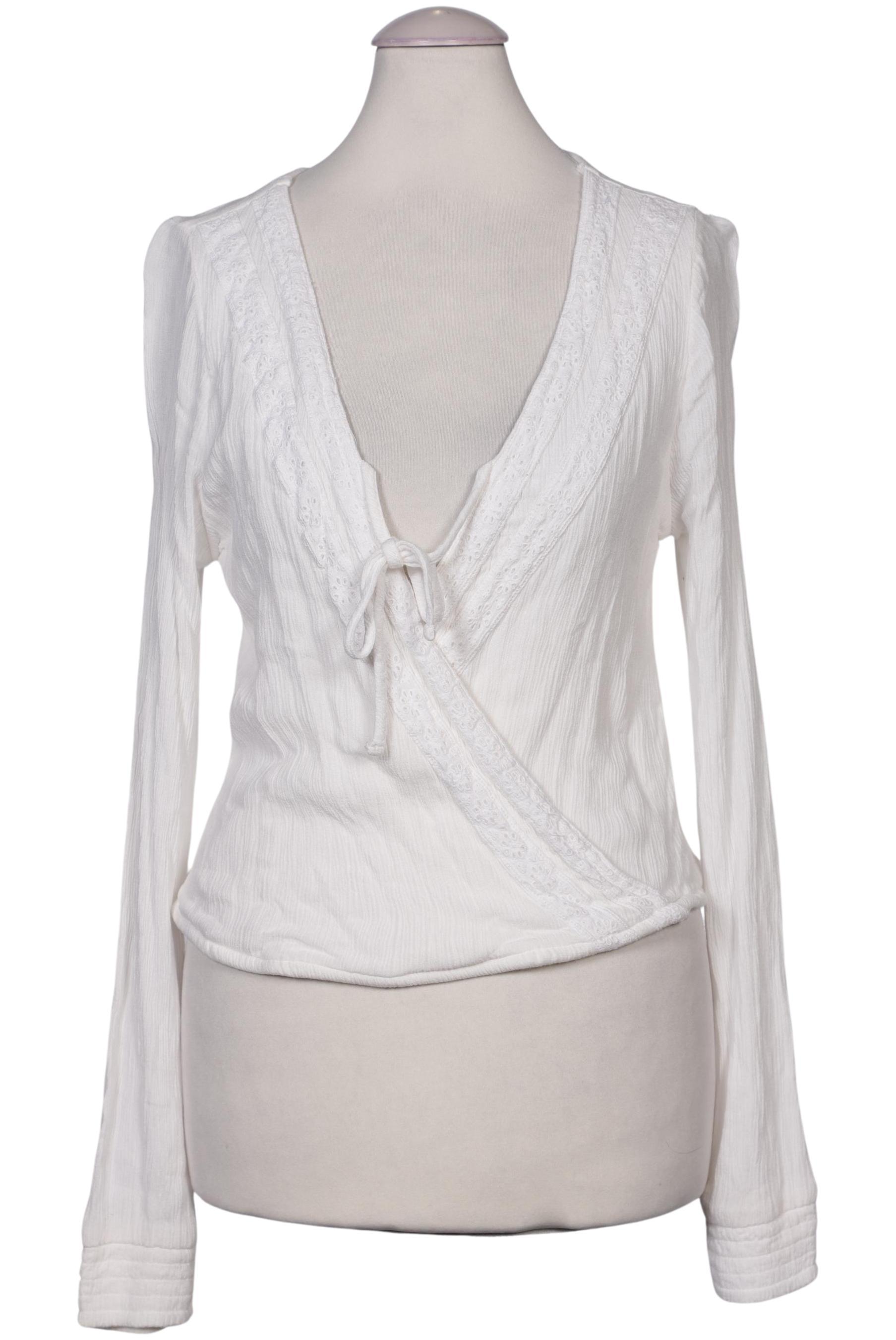 

Hollister Damen Bluse, weiß, Gr. 36