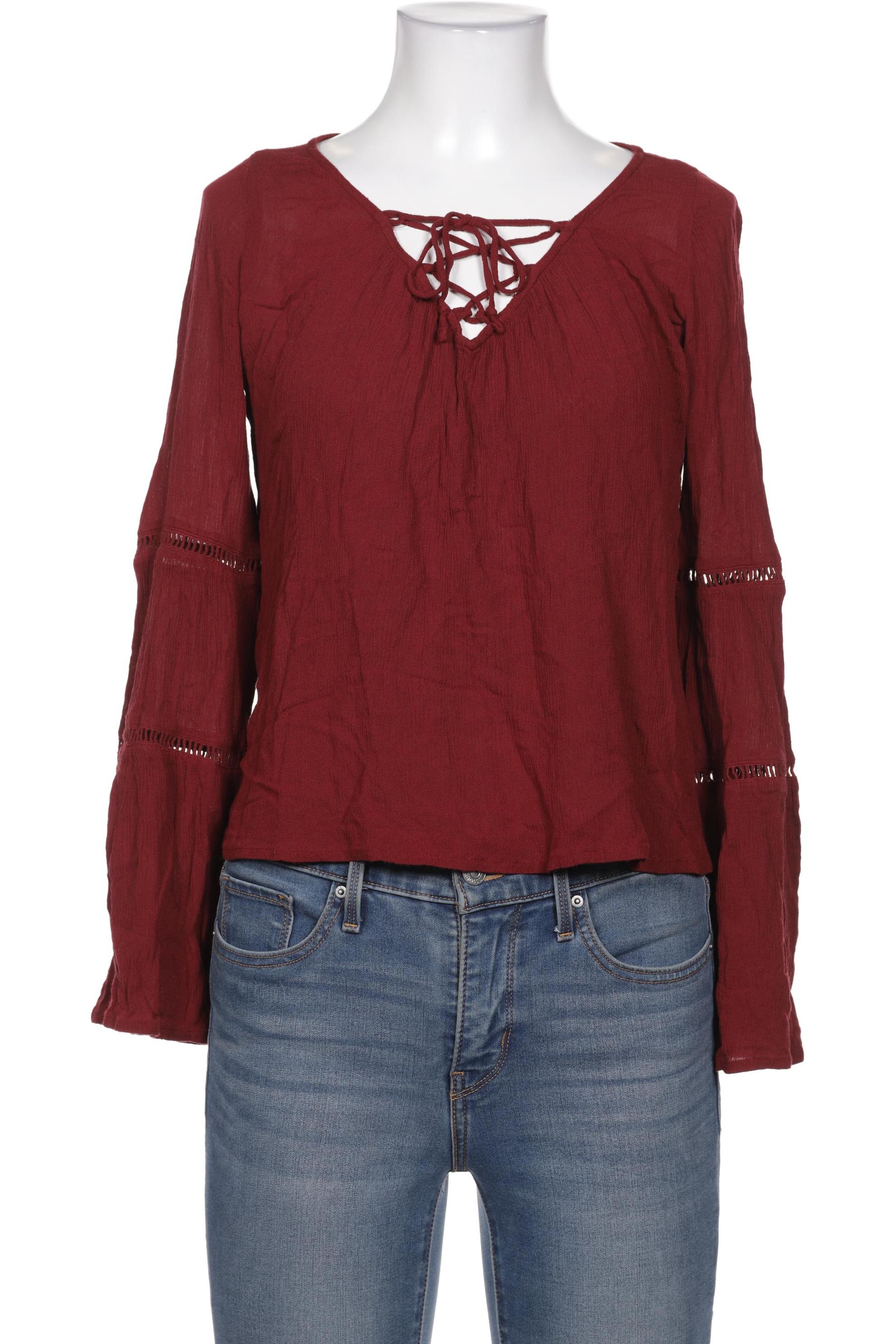 

Hollister Damen Bluse, bordeaux, Gr. 34