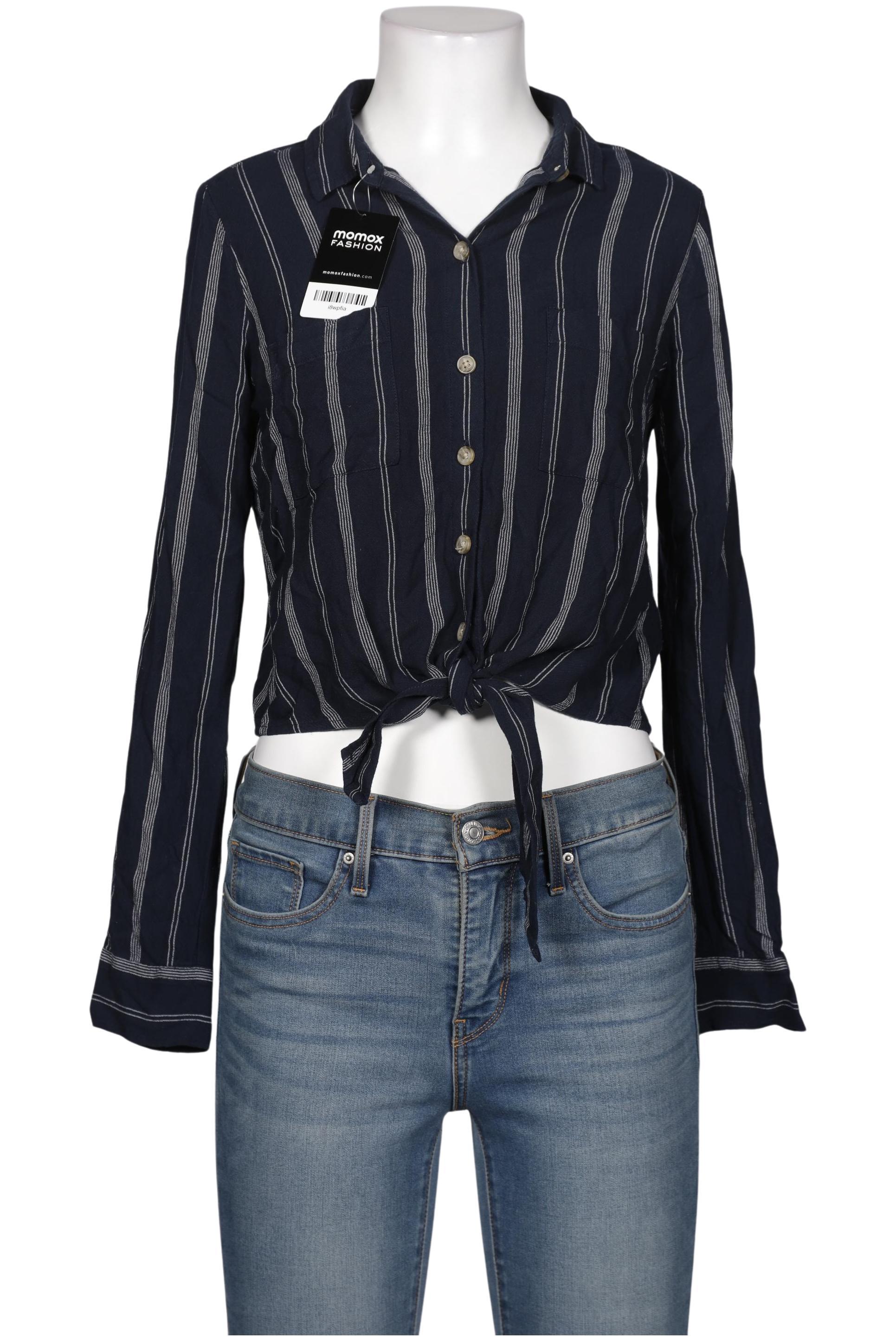 

Hollister Damen Bluse, marineblau, Gr. 34