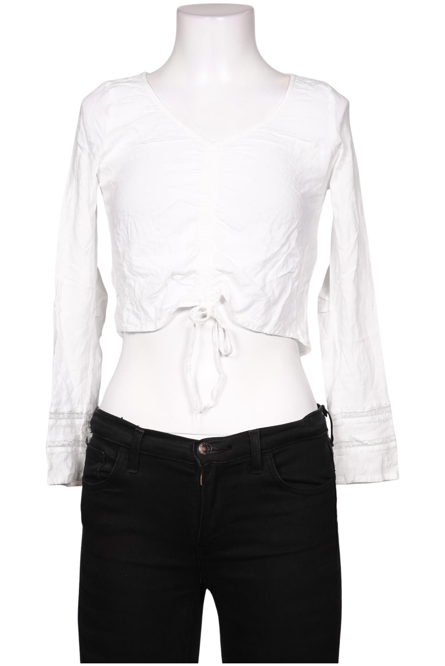 

Hollister Damen Bluse, weiß, Gr. 34