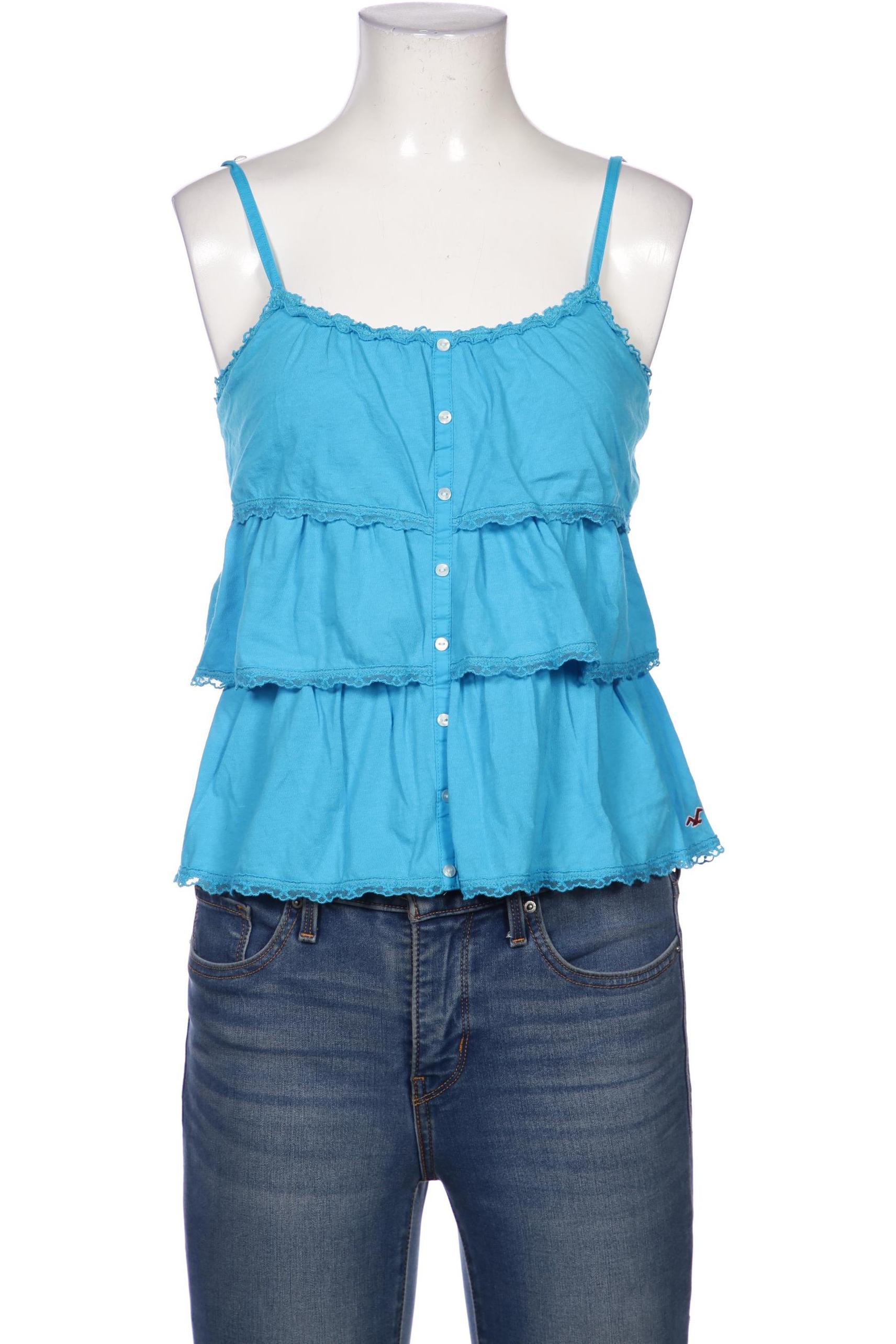 

Hollister Damen Bluse, blau