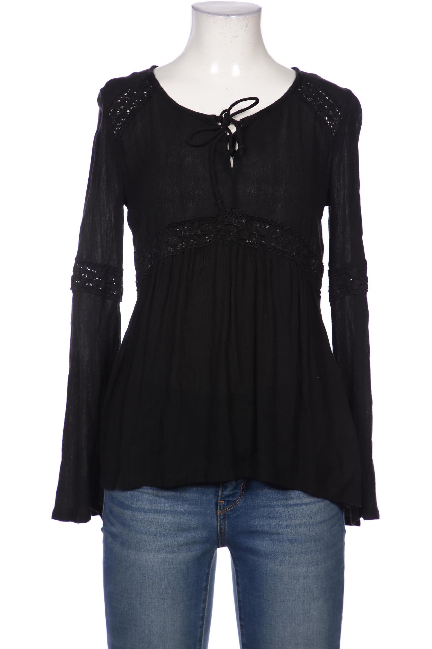 

Hollister Damen Bluse, schwarz, Gr. 34