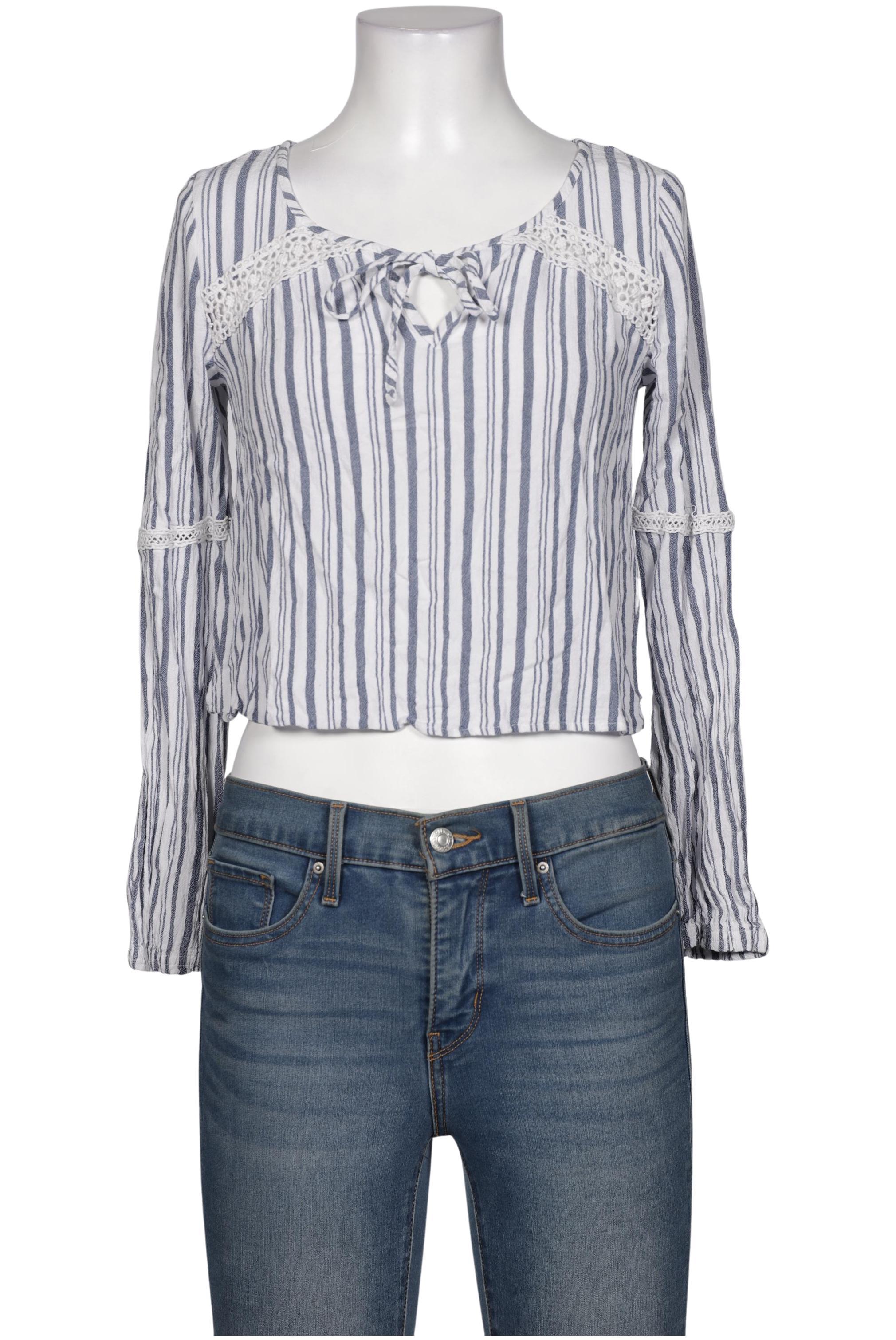 

Hollister Damen Bluse, blau, Gr. 36